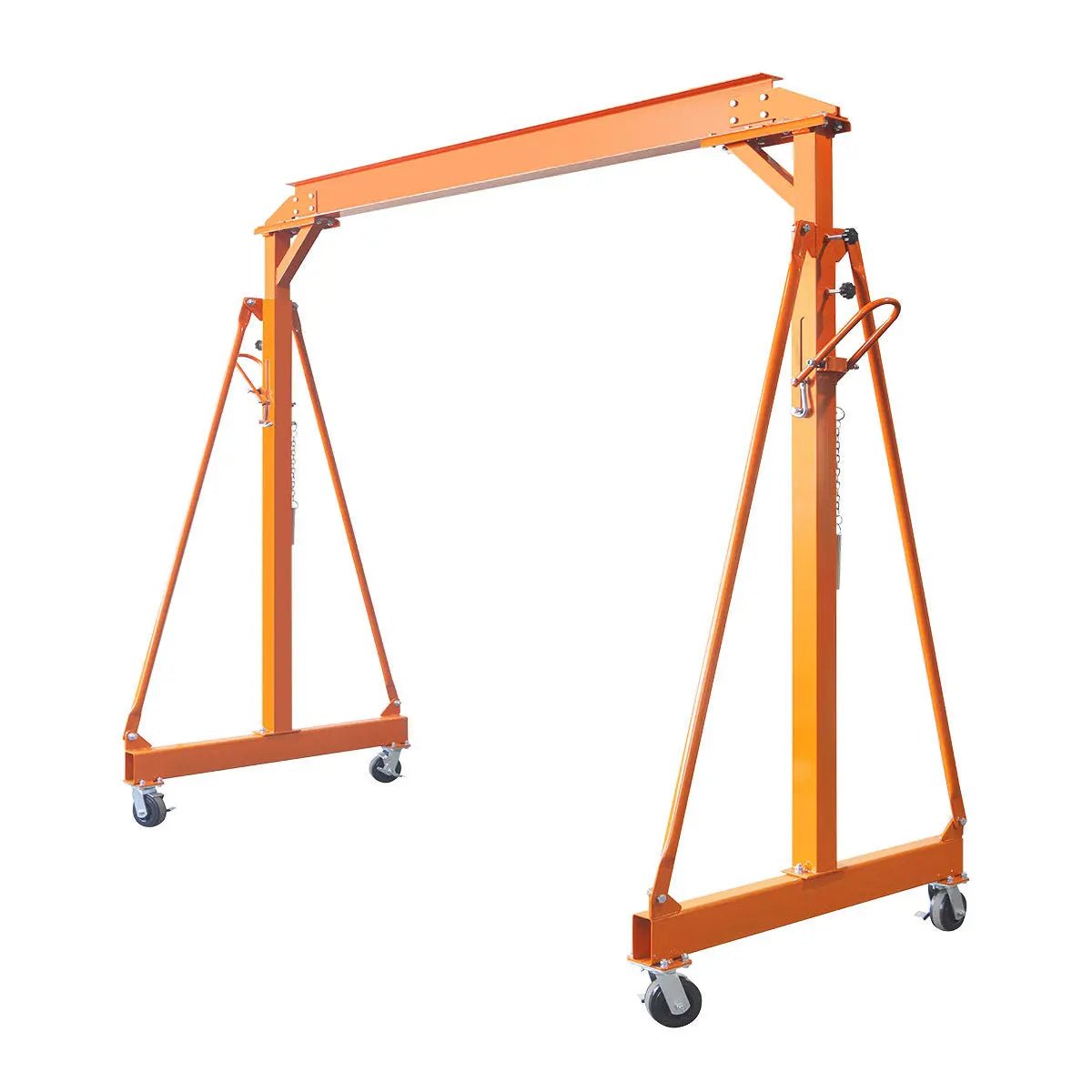 4400-lb Adjustable Height All-Steel Gantry Crane, Auto-Lock, 95" Min. Height, 142" Max. Height, Locking Swivel Caster Wheels, TMG-AGC21(Previously TMG-AGC20) - Image 6