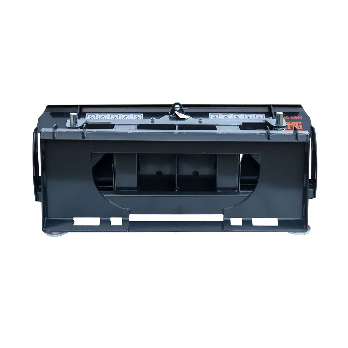 60" Skid Steer Dozer Blade/Snow Pusher, 30° Left & Right, Bolt-On Cutting Edge, Adjustable Skid Shoes, Universal Quick Mount, TMG-DB60 - Image 6