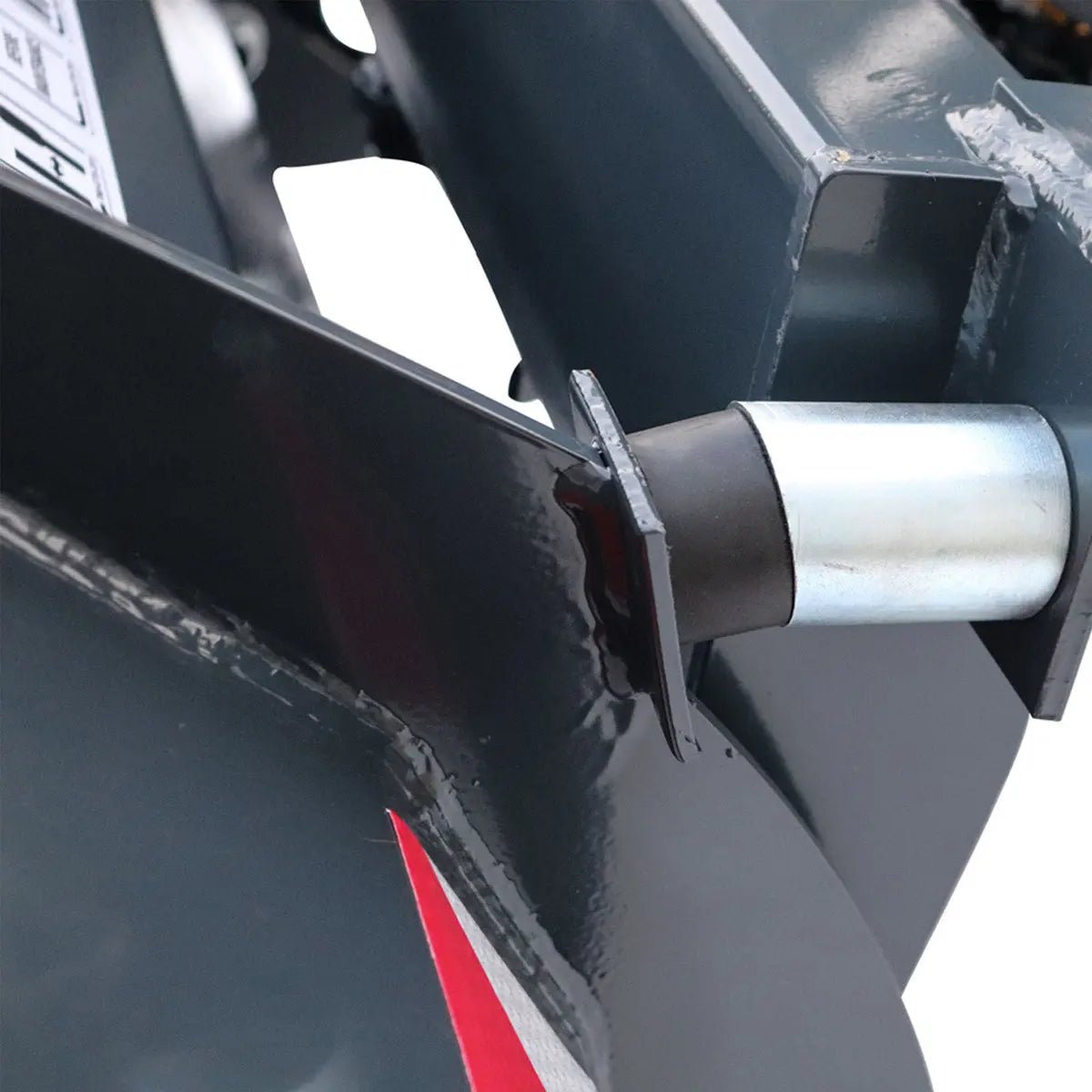 60" Skid Steer Dozer Blade/Snow Pusher, 30° Left & Right, Bolt-On Cutting Edge, Adjustable Skid Shoes, Universal Quick Mount, TMG-DB60 - Image 9