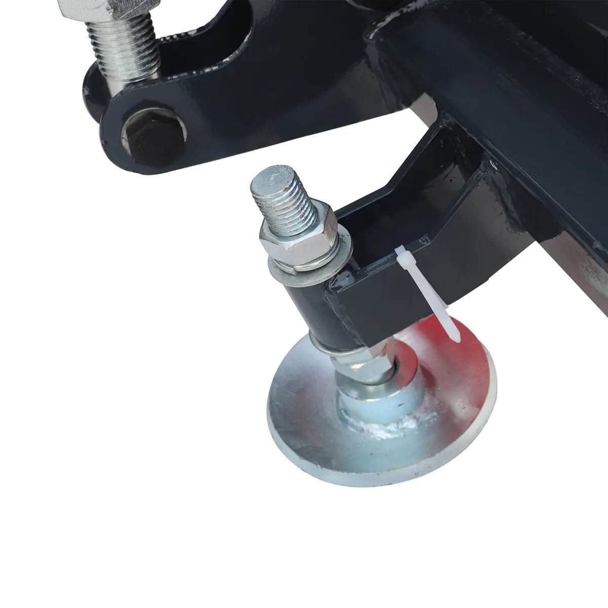 60" Skid Steer Dozer Blade/Snow Pusher, 30° Left & Right, Bolt-On Cutting Edge, Adjustable Skid Shoes, Universal Quick Mount, TMG-DB60 - Image 2