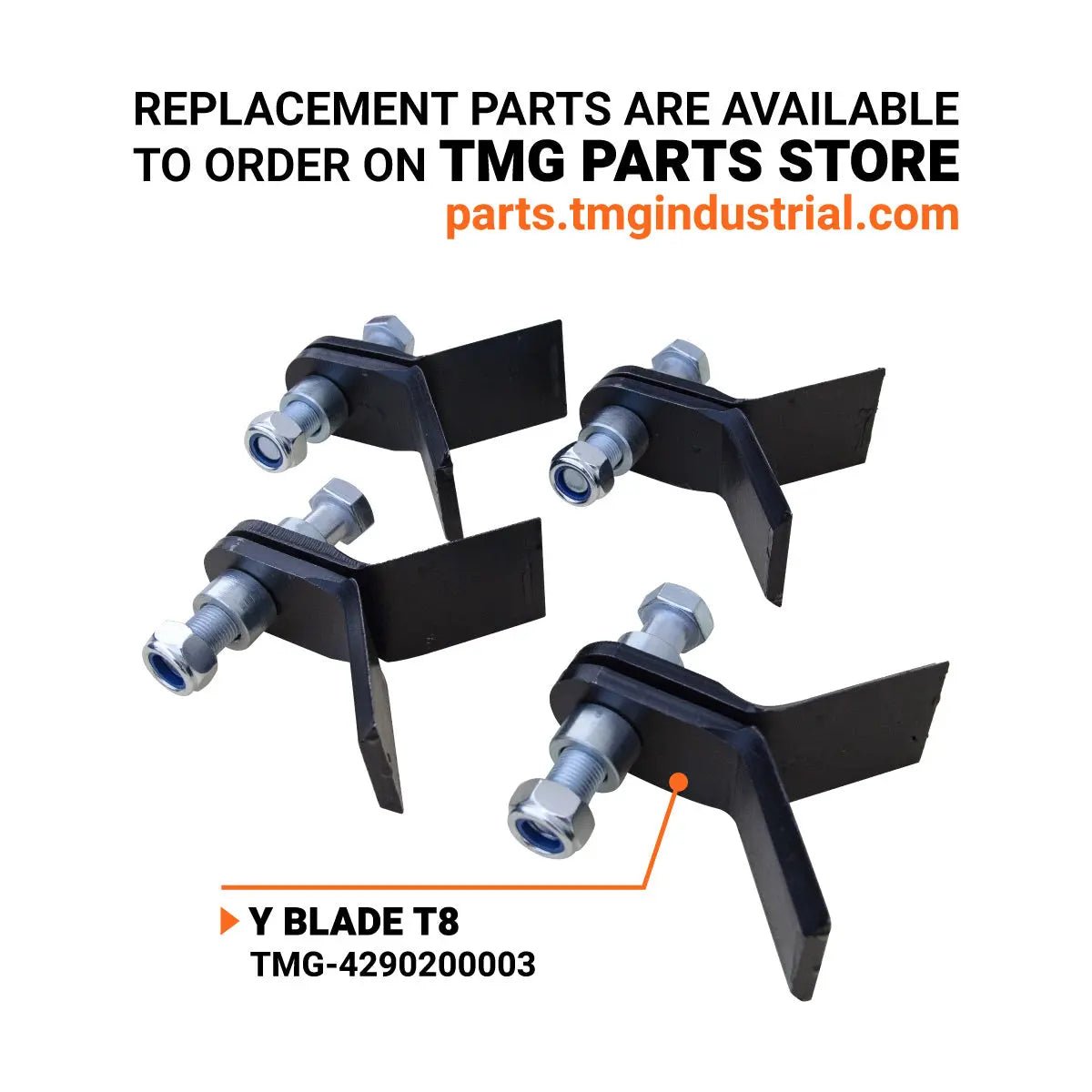 72" Flail Mower, 3-Point Hitch, 30-60 HP Tractor, PTO Drive Shaft, TMG-TFM72 - Image 5