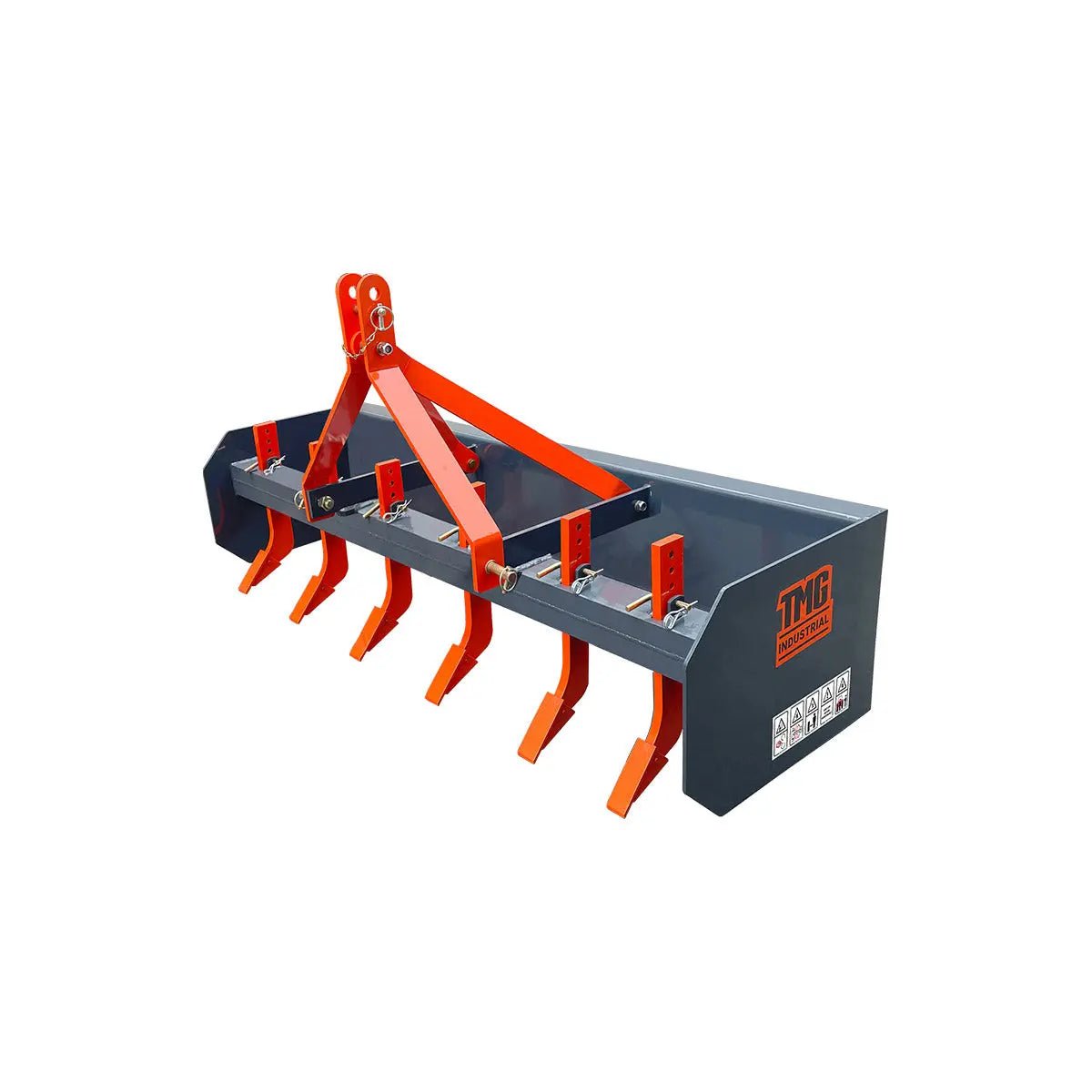 72" Heavy-Duty Box Scraper Blade with Ripper Shanks – Fits 25-50 HP Tractors TMG-TLS72 - Image 2