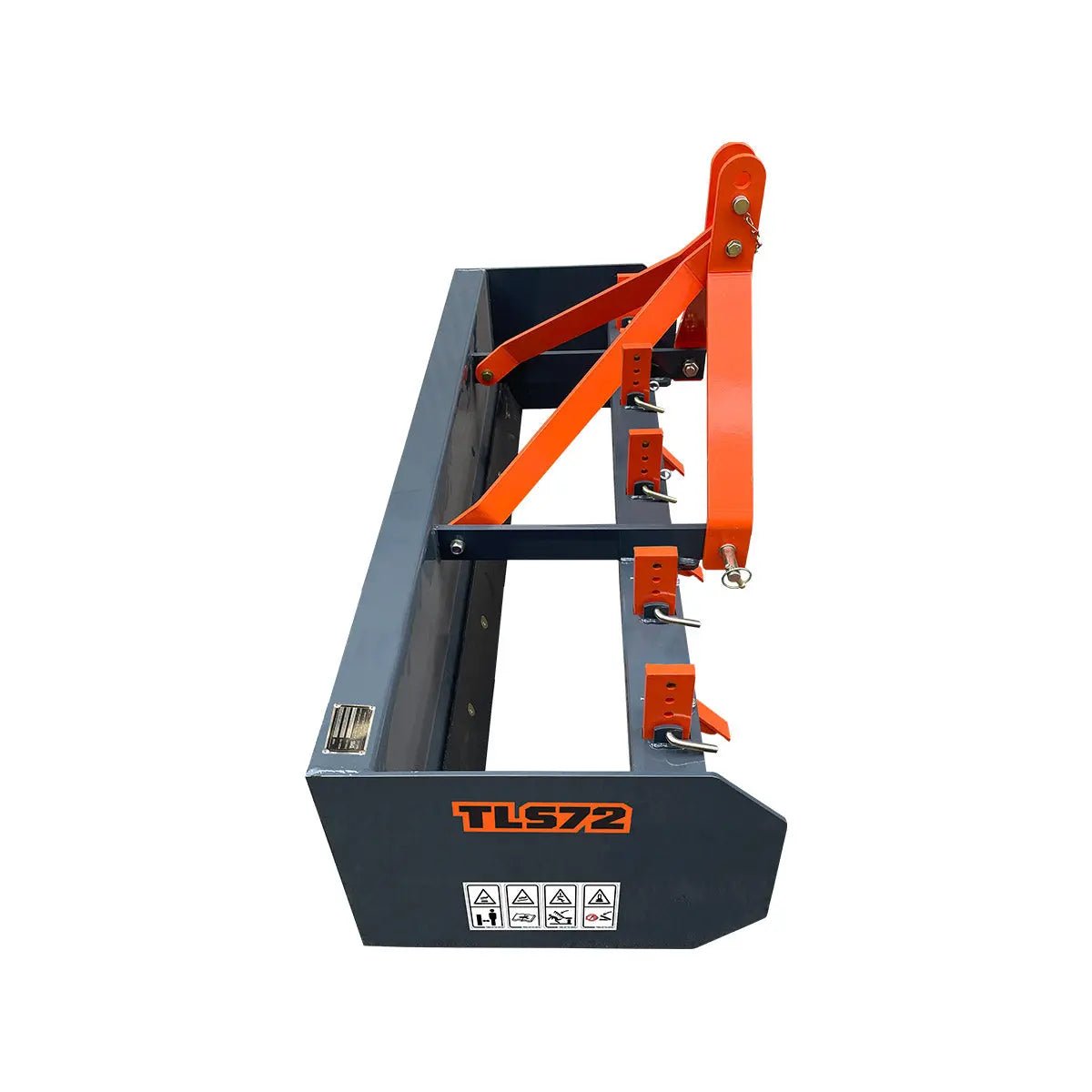 72" Heavy-Duty Box Scraper Blade with Ripper Shanks – Fits 25-50 HP Tractors TMG-TLS72 - Image 3