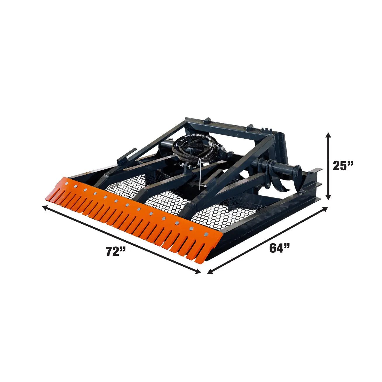 72" Skid Steer Hydraulic Land Plane Scarifier, 8 Hydraulic Adjustable Ripper Teeth, Reversible Planer Comb, Grading, Spreading & Leveling, TMG-SLP75 - Image 3