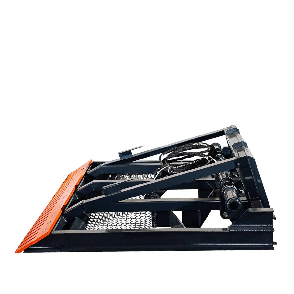 72" Skid Steer Hydraulic Land Plane Scarifier, 8 Hydraulic Adjustable Ripper Teeth, Reversible Planer Comb, Grading, Spreading & Leveling, TMG-SLP75 - Image 6