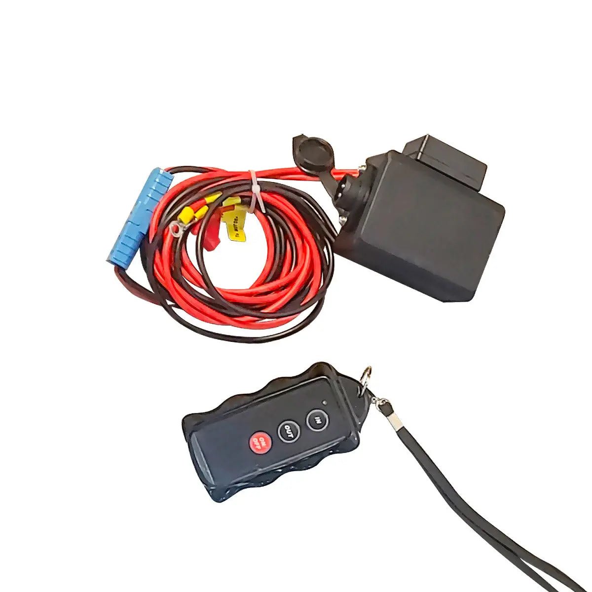 72" Truck/SUV Front Mount Snow Plow Pusher, Left and Right Angle, 2" Mount Receiver, Wireless Winch Control, TMG-TSP72 - Image 13