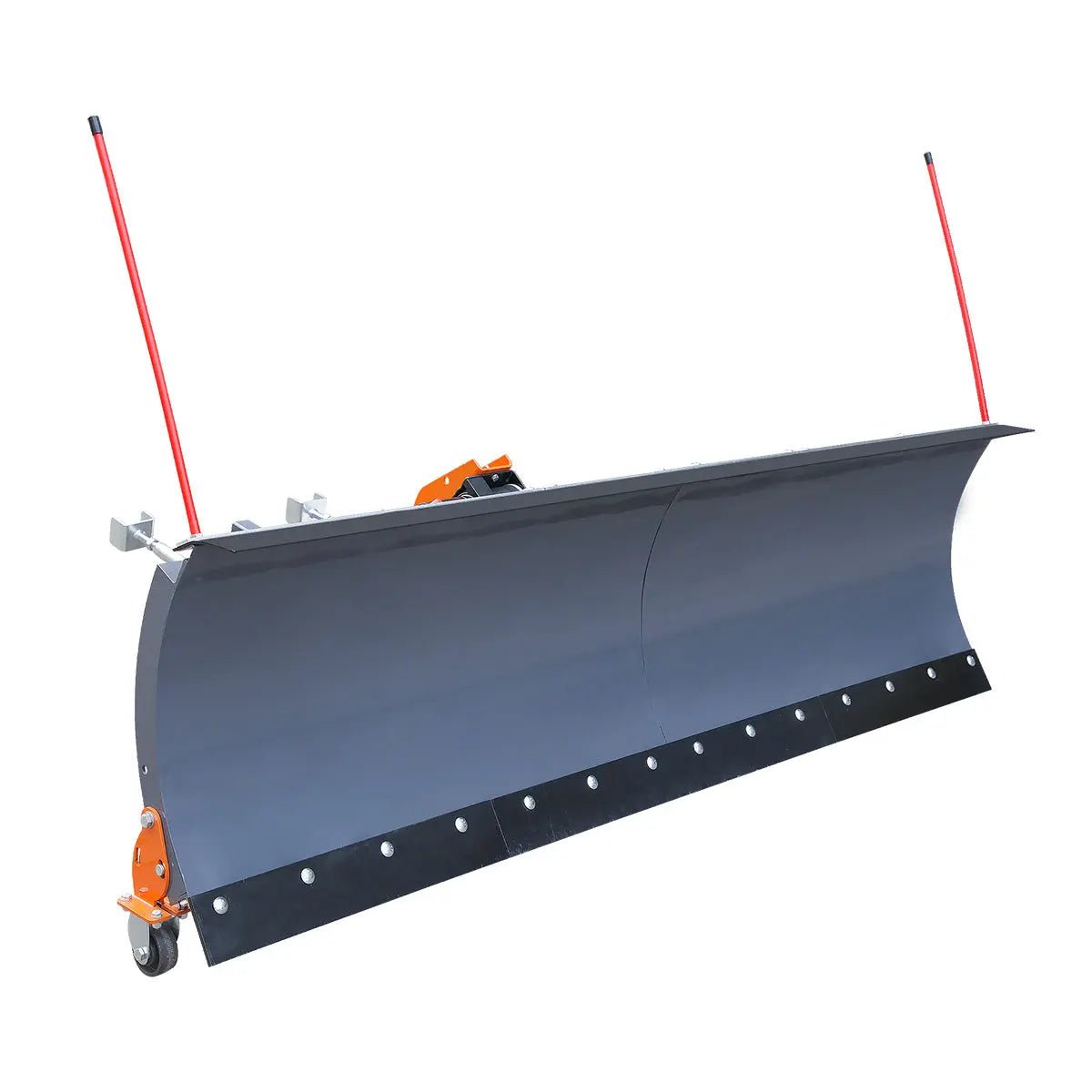 72" Truck/SUV Front Mount Snow Plow Pusher, Left and Right Angle, 2" Mount Receiver, Wireless Winch Control, TMG-TSP72 - Image 7