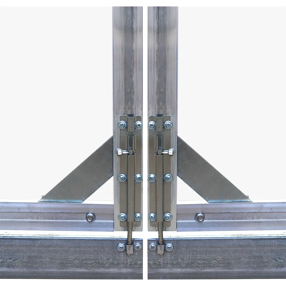 8' x 10' Greenhouse with Galvanized Steel Frame, Polycarbonate Twin-Wall Roof and Crystal-Clear Solid Walls TMG-GH811 - Image 13