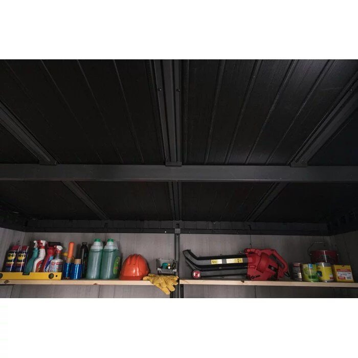 Artisan 9 ft. W x 7.5 ft. D Plastic Storage Shed - Image 8