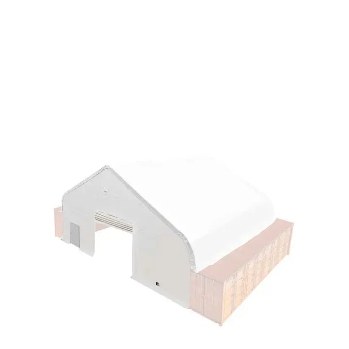 Front End Wall Kit, Compatible with TMG-DT5040CF-PRO container shelter installed with the standard height container (8’6"), TMG-DT50FW8V - Image 2