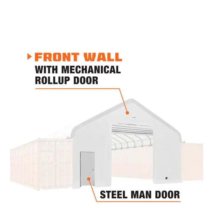 Front End Wall Kit, Compatible with TMG-ST30 series container shelters installed with the high cube containers (9’6"), TMG-ST30FW9V - Image 2
