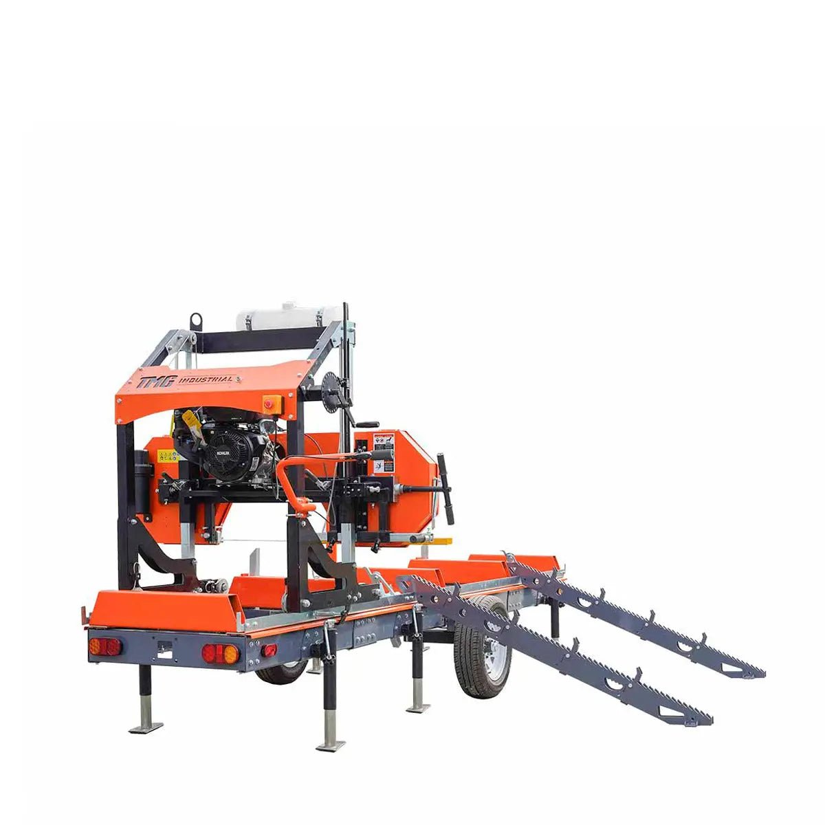 Log Loading Ramp Kit for Sawmill Trailer PSM27, Mast/Boom, 70" Ramp Length, 3800-lb Load Capacity, TMG-PSM27-Lramp - Image 4