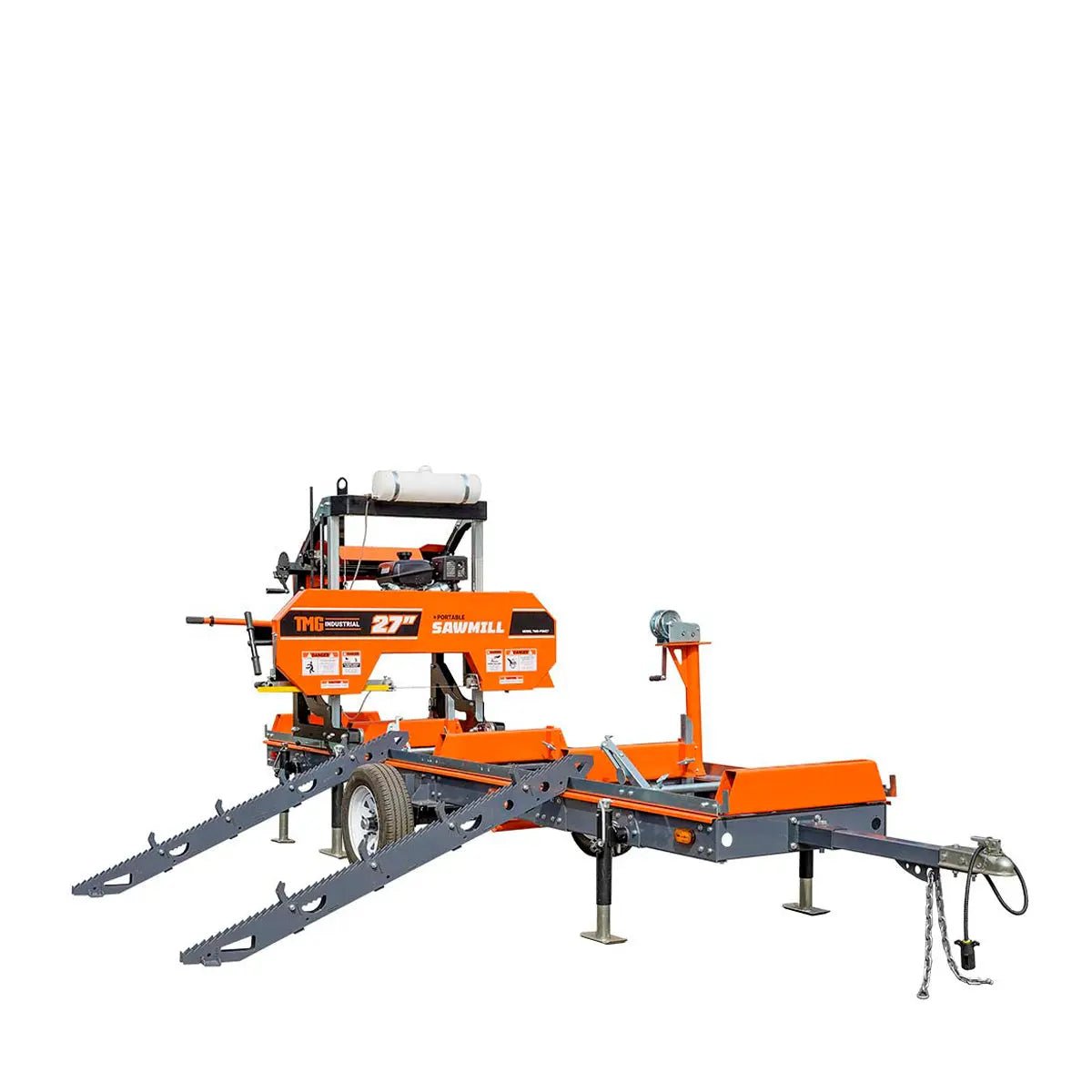 Log Loading Ramp Kit for Sawmill Trailer PSM27, Mast/Boom, 70" Ramp Length, 3800-lb Load Capacity, TMG-PSM27-Lramp - Image 5