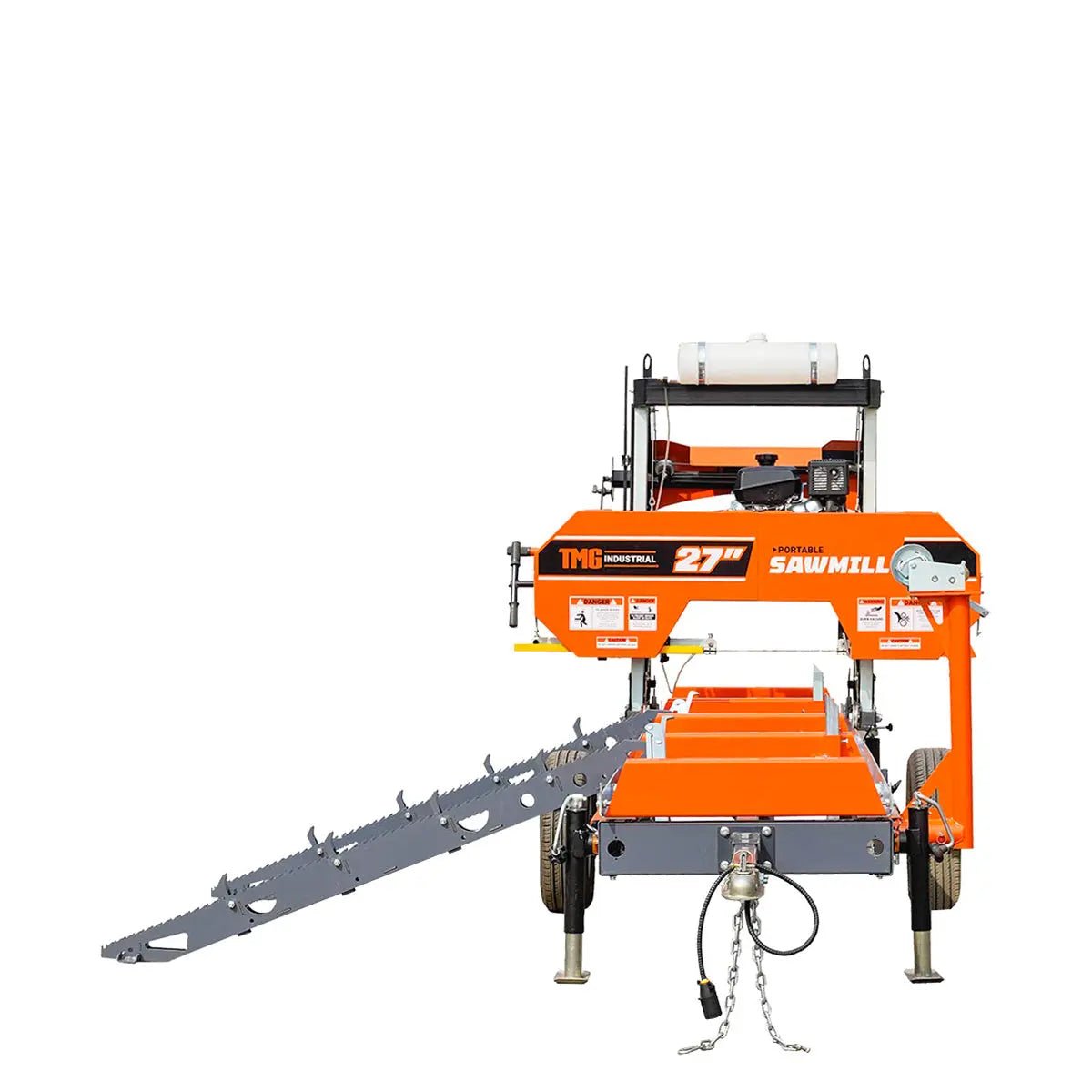 Log Loading Ramp Kit for Sawmill Trailer PSM27, Mast/Boom, 70" Ramp Length, 3800-lb Load Capacity, TMG-PSM27-Lramp - Image 7