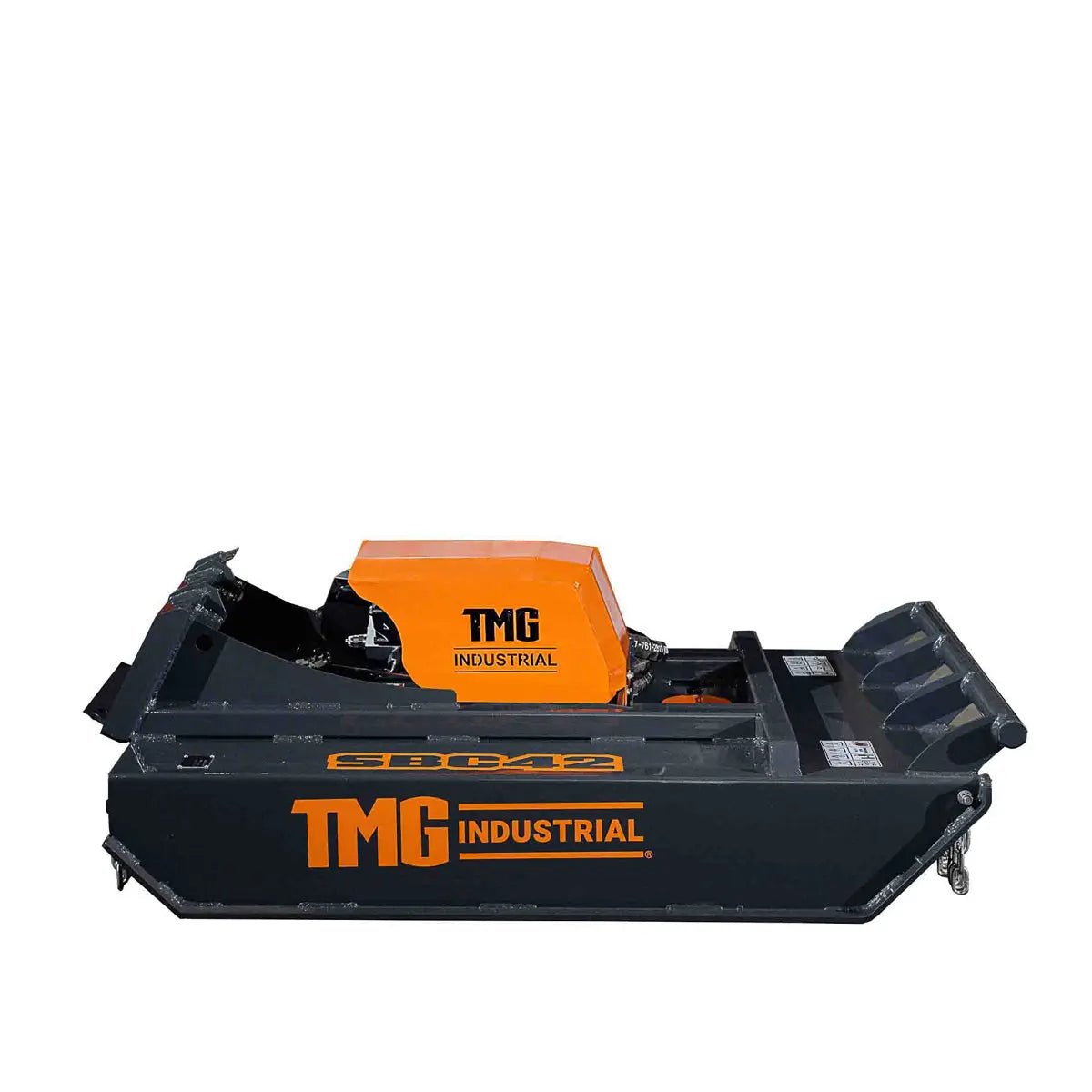 Mini Skid Steer Rotary Brush Cutter, 42" Cut Width, 2-½" Capacity, Hydraulic Motor, Toro Style Mount Plate,TMG-SBC42 - Image 6