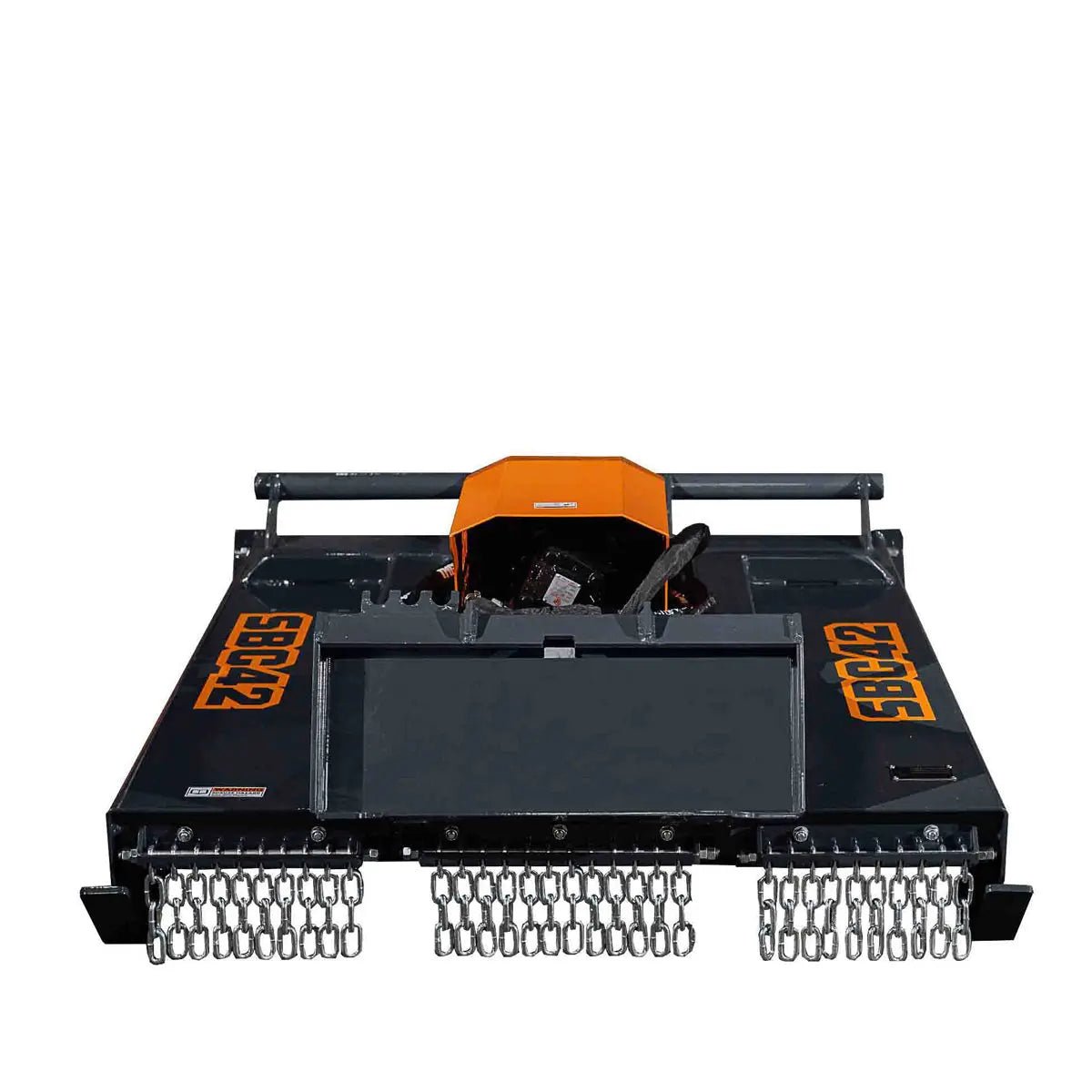 Mini Skid Steer Rotary Brush Cutter, 42" Cut Width, 2-½" Capacity, Hydraulic Motor, Toro Style Mount Plate,TMG-SBC42 - Image 10