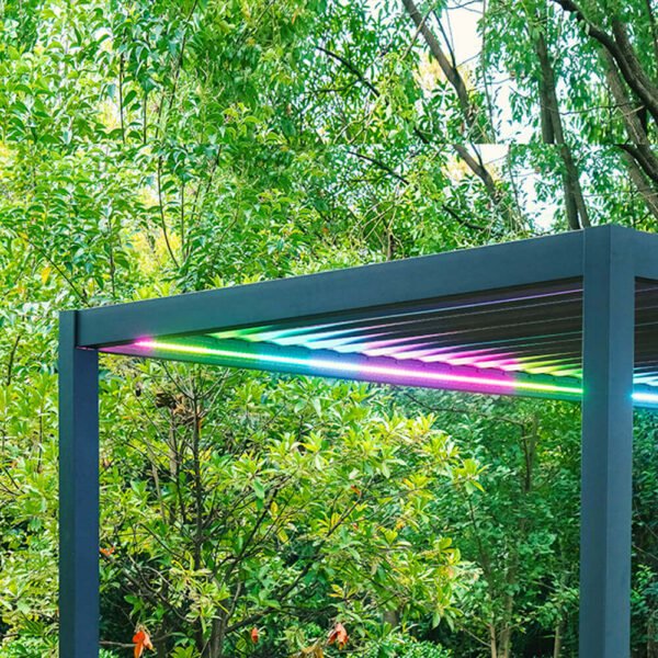 MIRADOR 111S 10'x13' PERGOLA WITH LED STRIP LIGHTS - Image 2