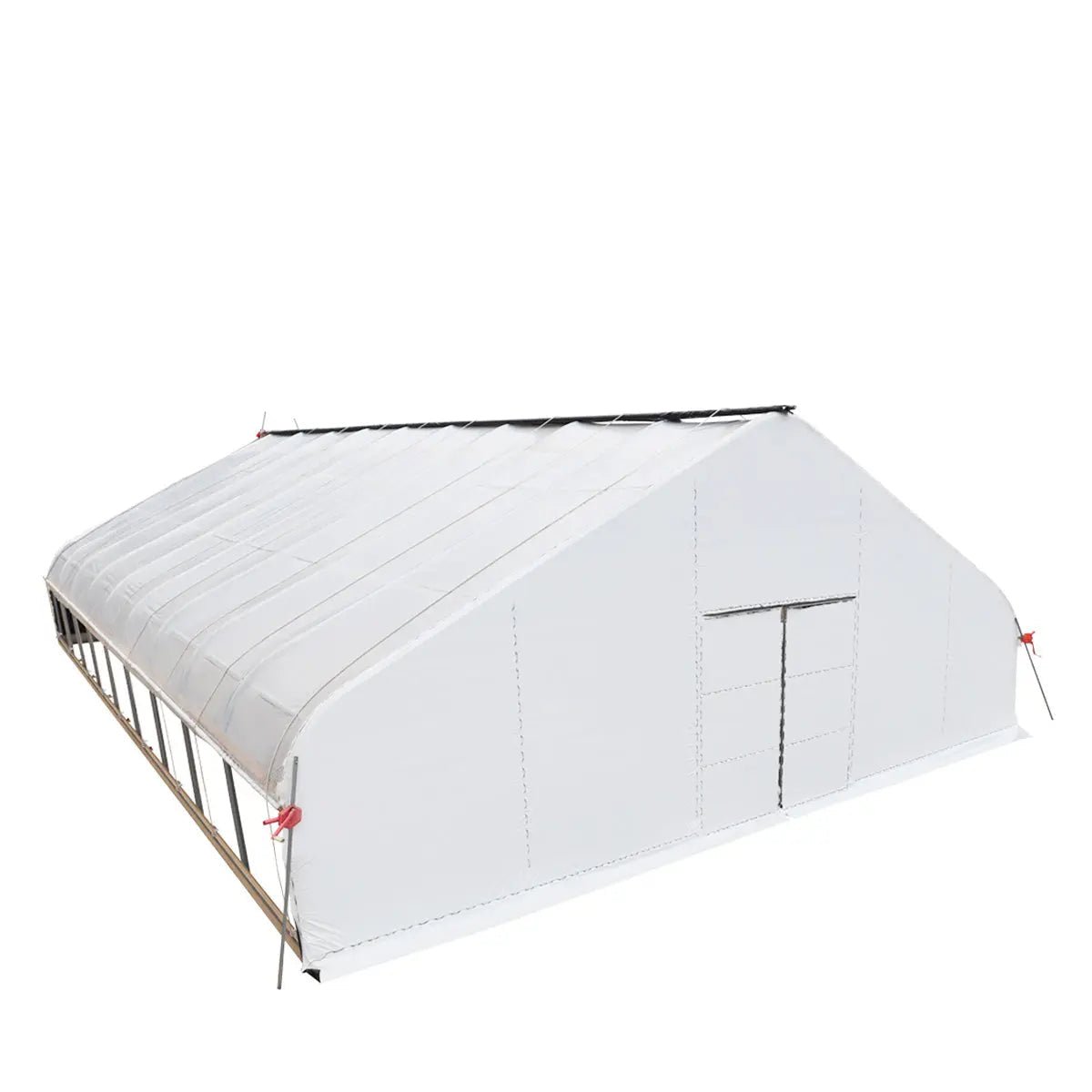Pro Series 30’ x 40’ Light Deprivation Two Layer Cover Greenhouse Grow Tent, 6-mil Blackout Tarp and Clear Film, Cold Frame, Hand Crank Roll-Up Sides, Peak Ceiling Roof, TMG-GHD3040 - Image 10