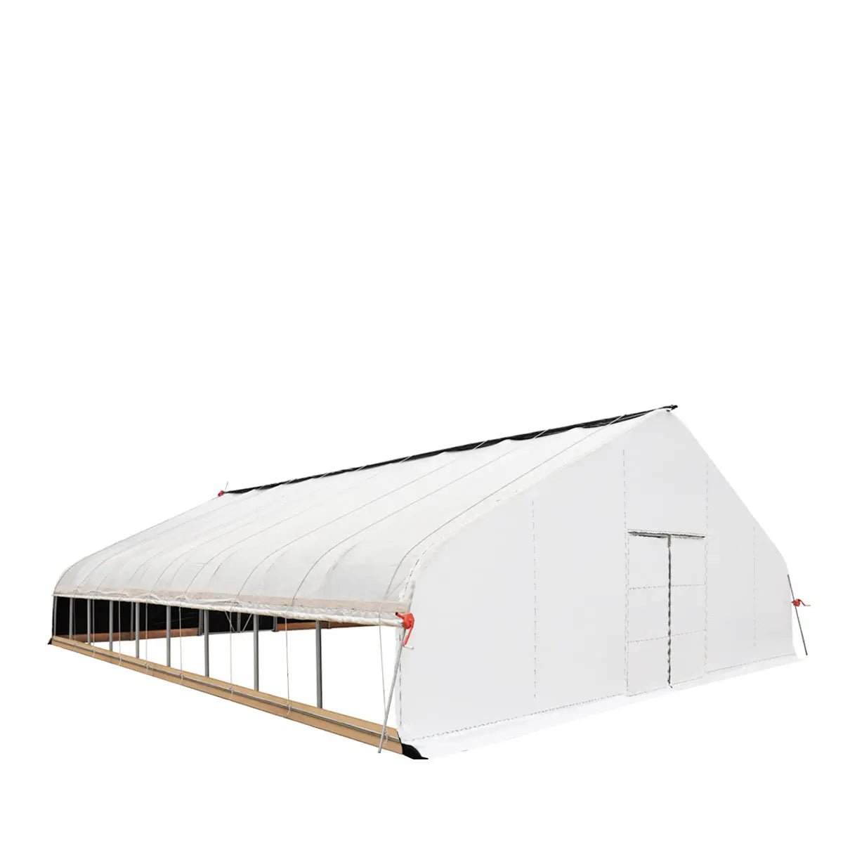 Pro Series 30’ x 40’ Light Deprivation Two Layer Cover Greenhouse Grow Tent, 6-mil Blackout Tarp and Clear Film, Cold Frame, Hand Crank Roll-Up Sides, Peak Ceiling Roof, TMG-GHD3040 - Image 9