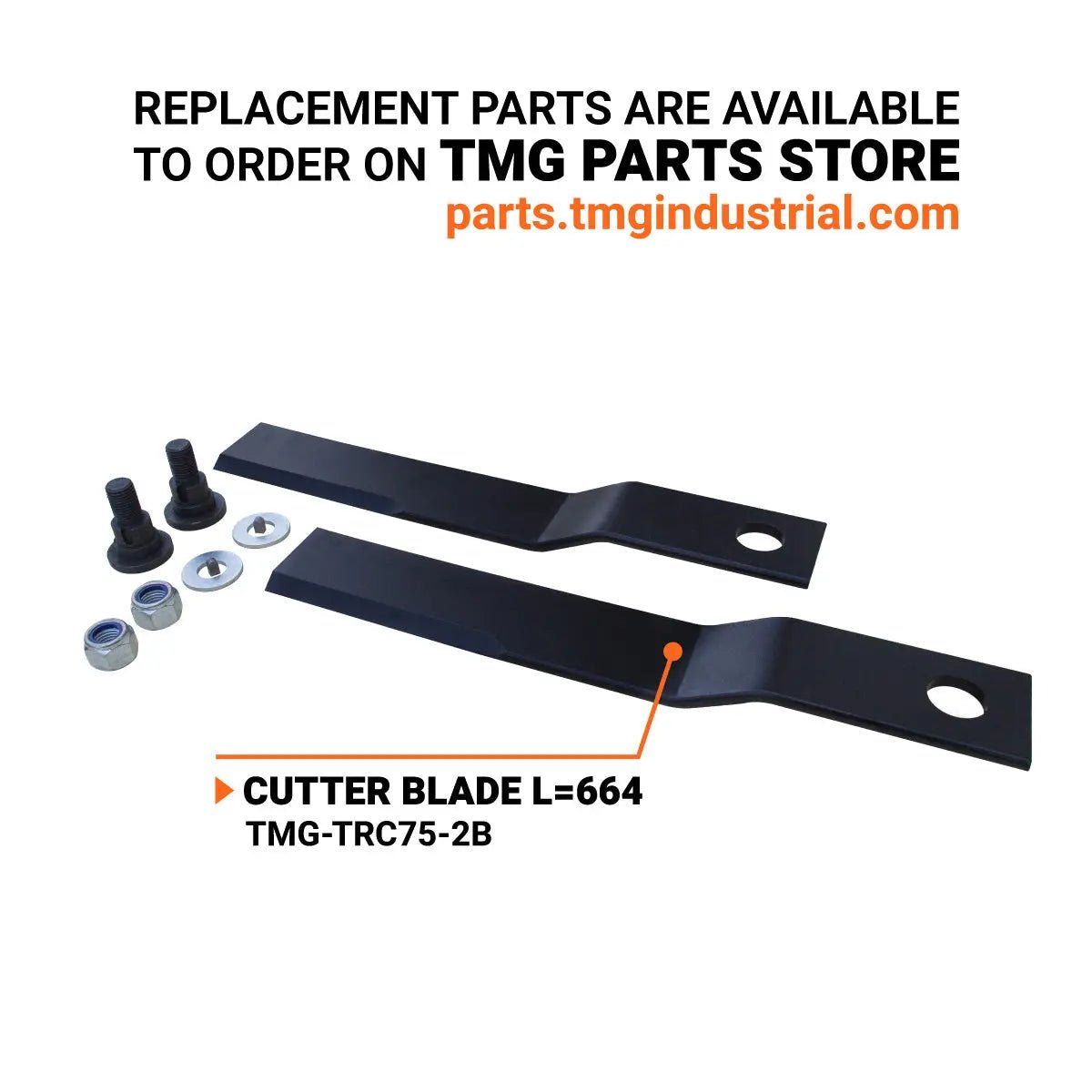 Pro Series 68" Rotary Cutter, 3-Point Hitch, 25-90 HP Tractors, 540 RPM, Slip Clutch PTO Shaft Included, TMG-TRC75 - Image 5