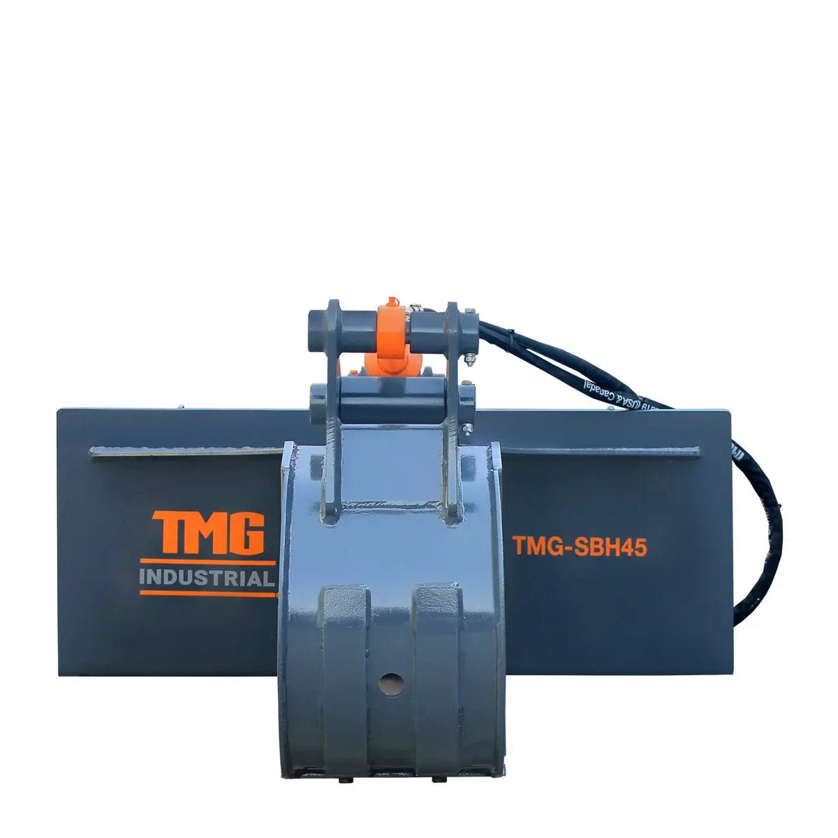Skid Steer Backhoe Attachment, 12" Bucket Included, 30-60 HP Carriers, 59" Digging Depth, TMG-SBH45 - Image 2