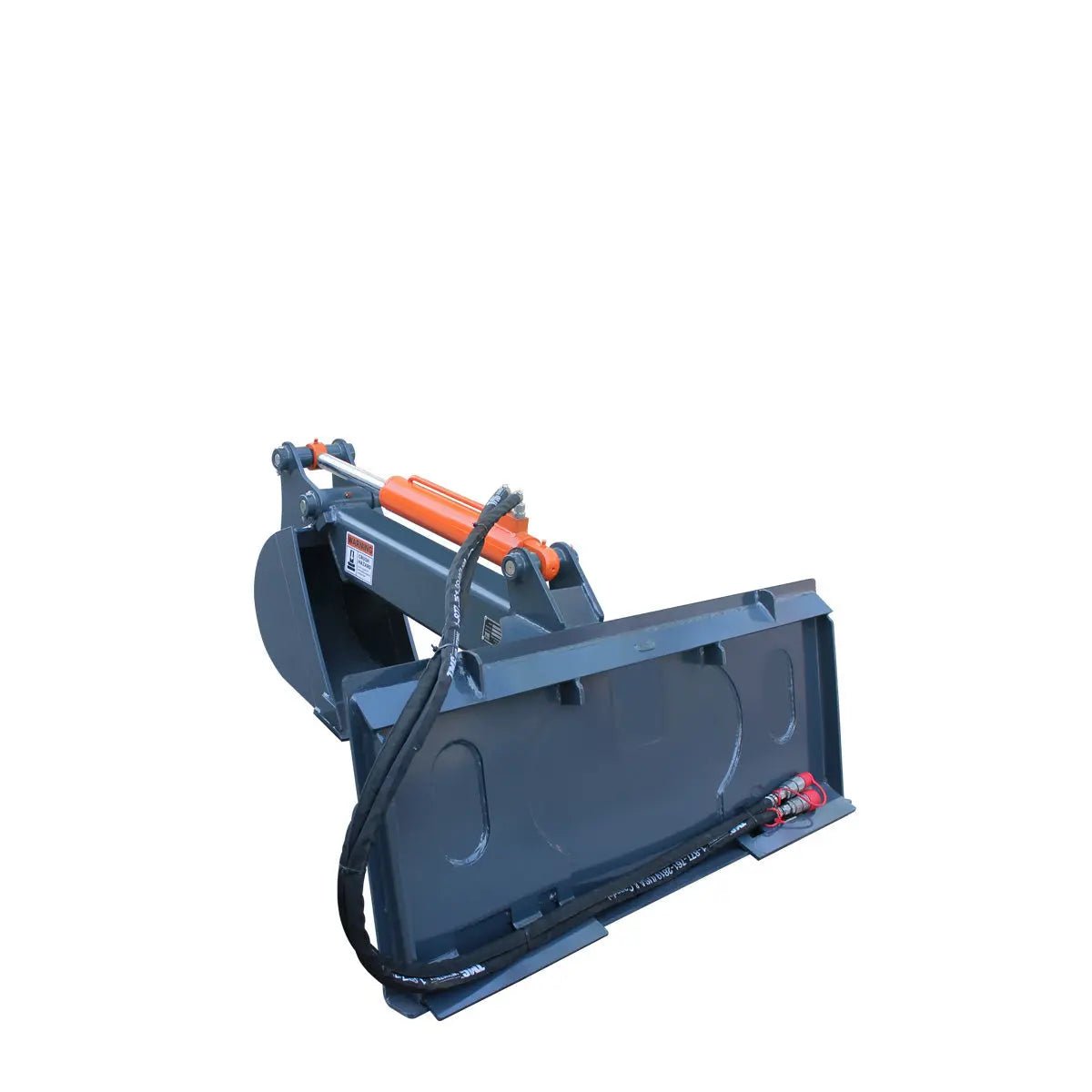 Skid Steer Backhoe Attachment, 12" Bucket Included, 30-60 HP Carriers, 59" Digging Depth, TMG-SBH45 - Image 6