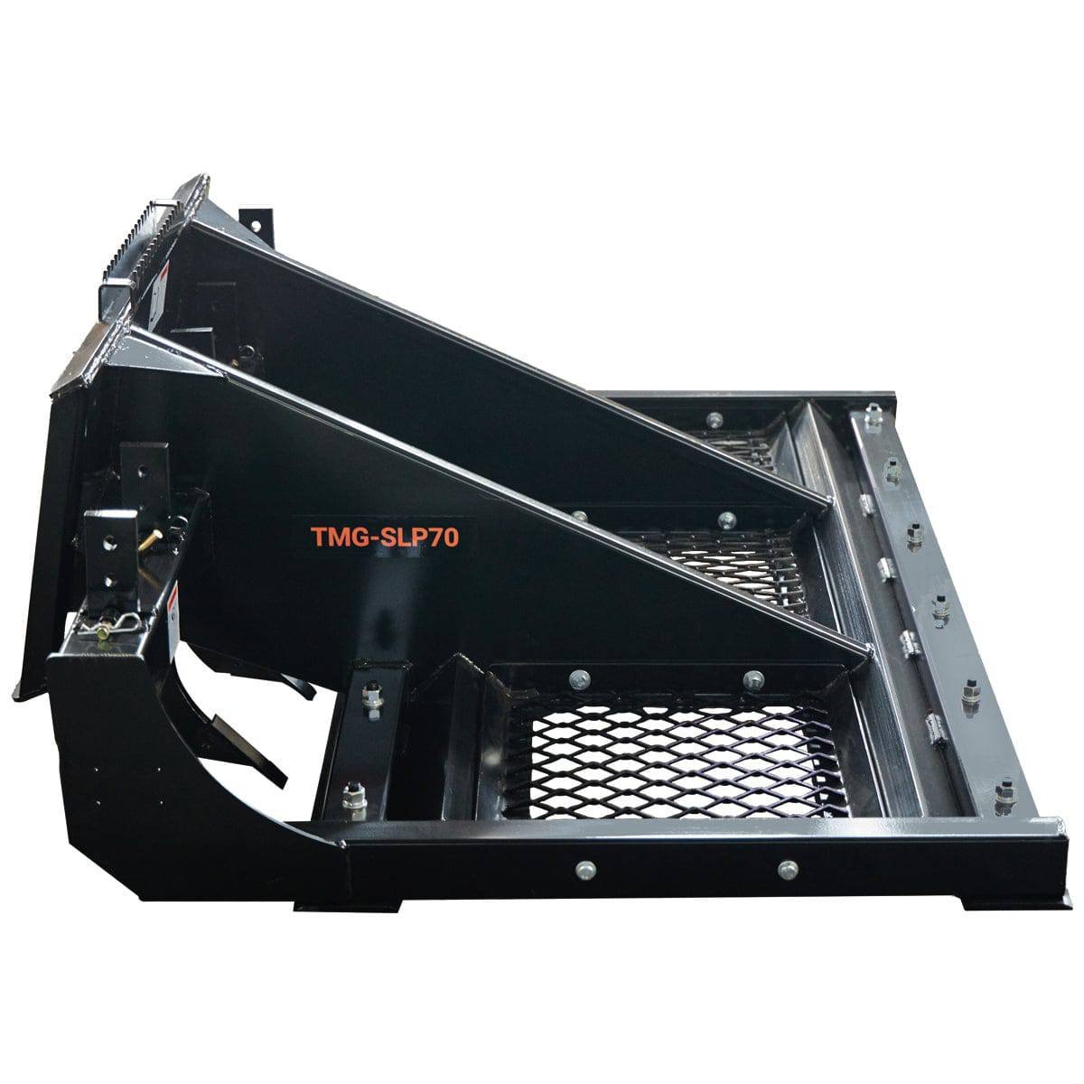 72" Skid Steer Land Plane, Adjustable & Reversible Scarifier Teeth, Bolt-On Cutting Blades, Removable Sift Screen, TMG-SLP70 - Image 5