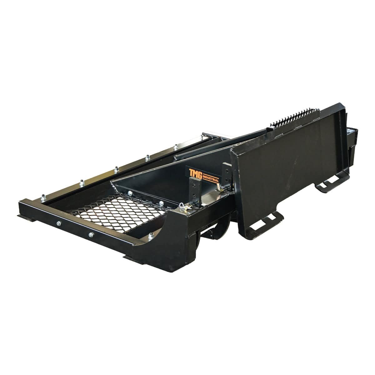 72" Skid Steer Land Plane, Adjustable & Reversible Scarifier Teeth, Bolt-On Cutting Blades, Removable Sift Screen, TMG-SLP70 - Image 7