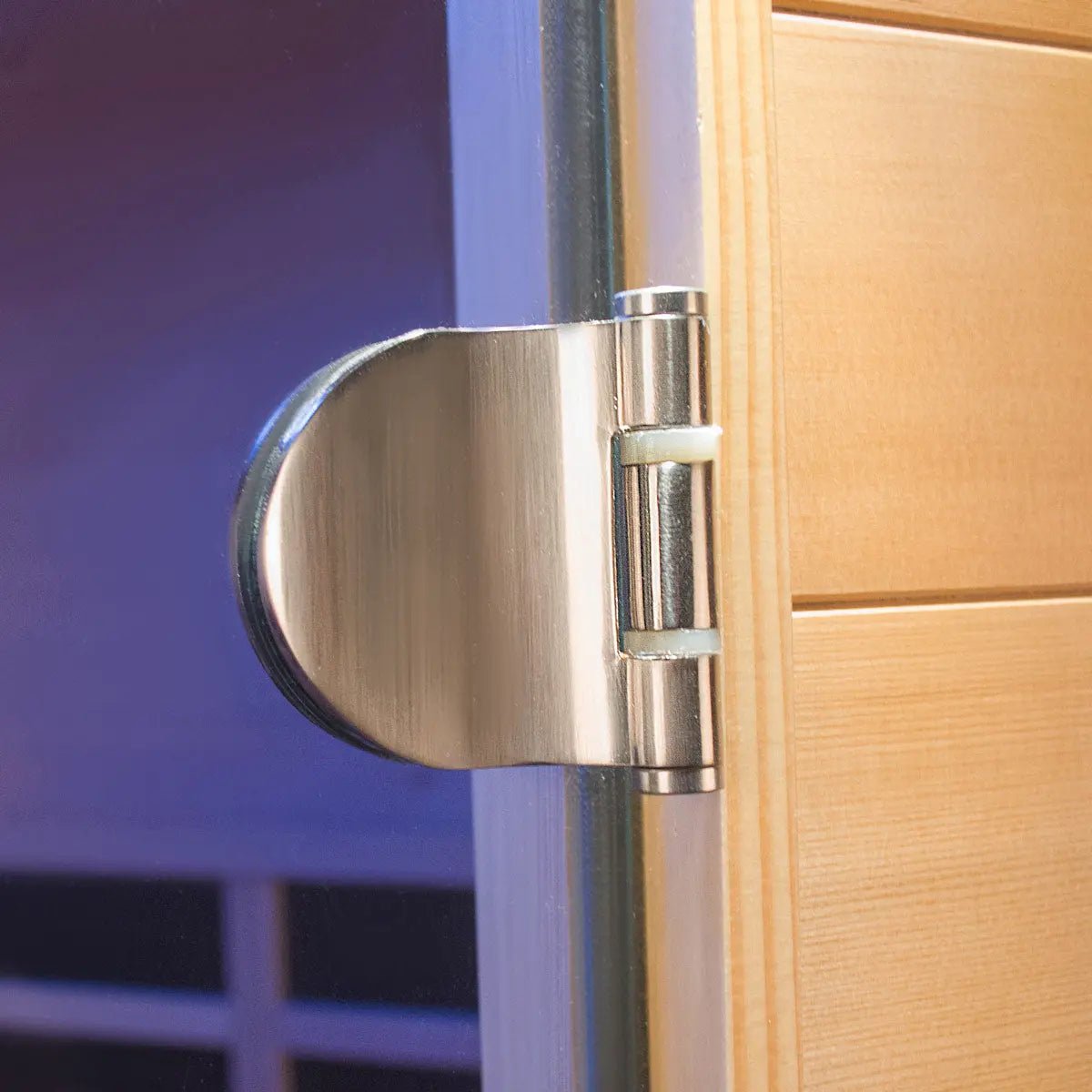 TMG LIVING 1-2 Person Indoor FAR Infrared Sauna Room, Natural Canadian Hemlock, Bluetooth Speakers, Tempered Glass Door, TMG-LSN10 - Image 8