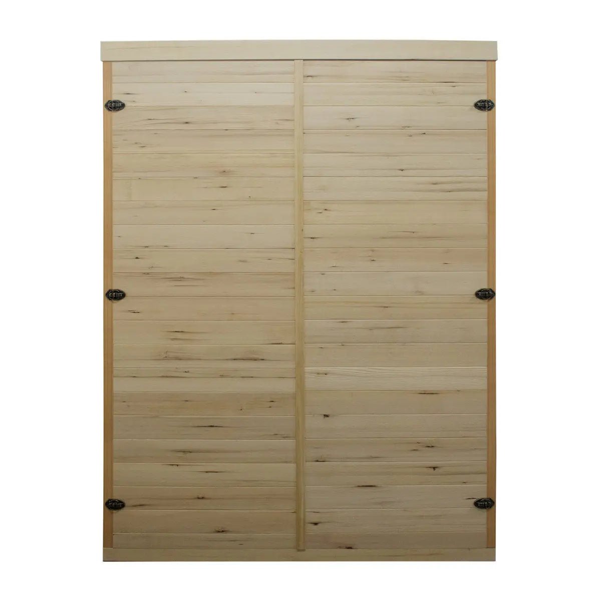 TMG LIVING 3 Person Corner Indoor FAR Infrared Sauna Room, Natural Canadian Hemlock, Bluetooth Speakers, Tempered Glass Door, TMG-LSN40 - Image 5