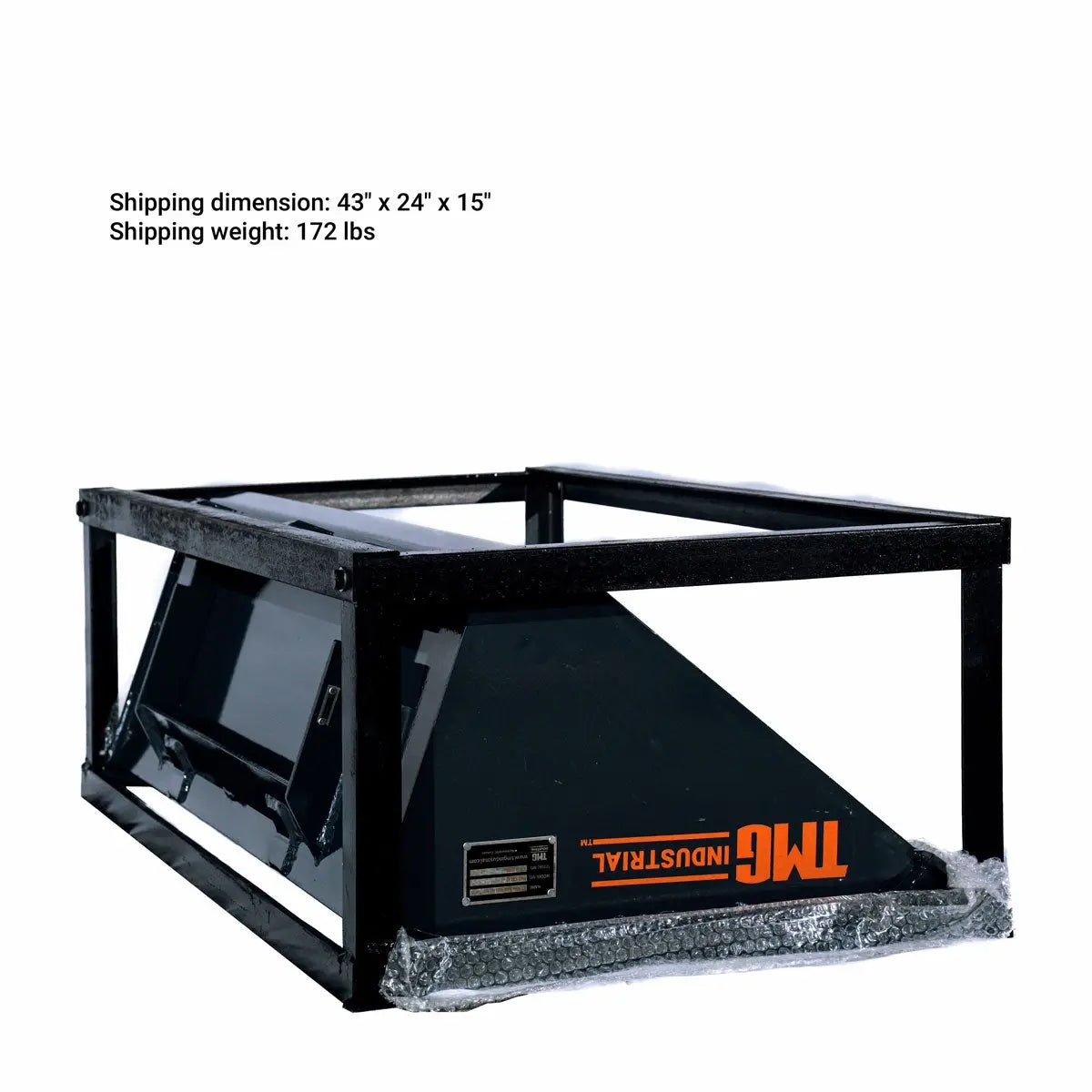 42" Mini Skid Steer Bucket, Toro Style Mount, 5 Cu-Ft Capacity TMG-SBK42 - Image 7