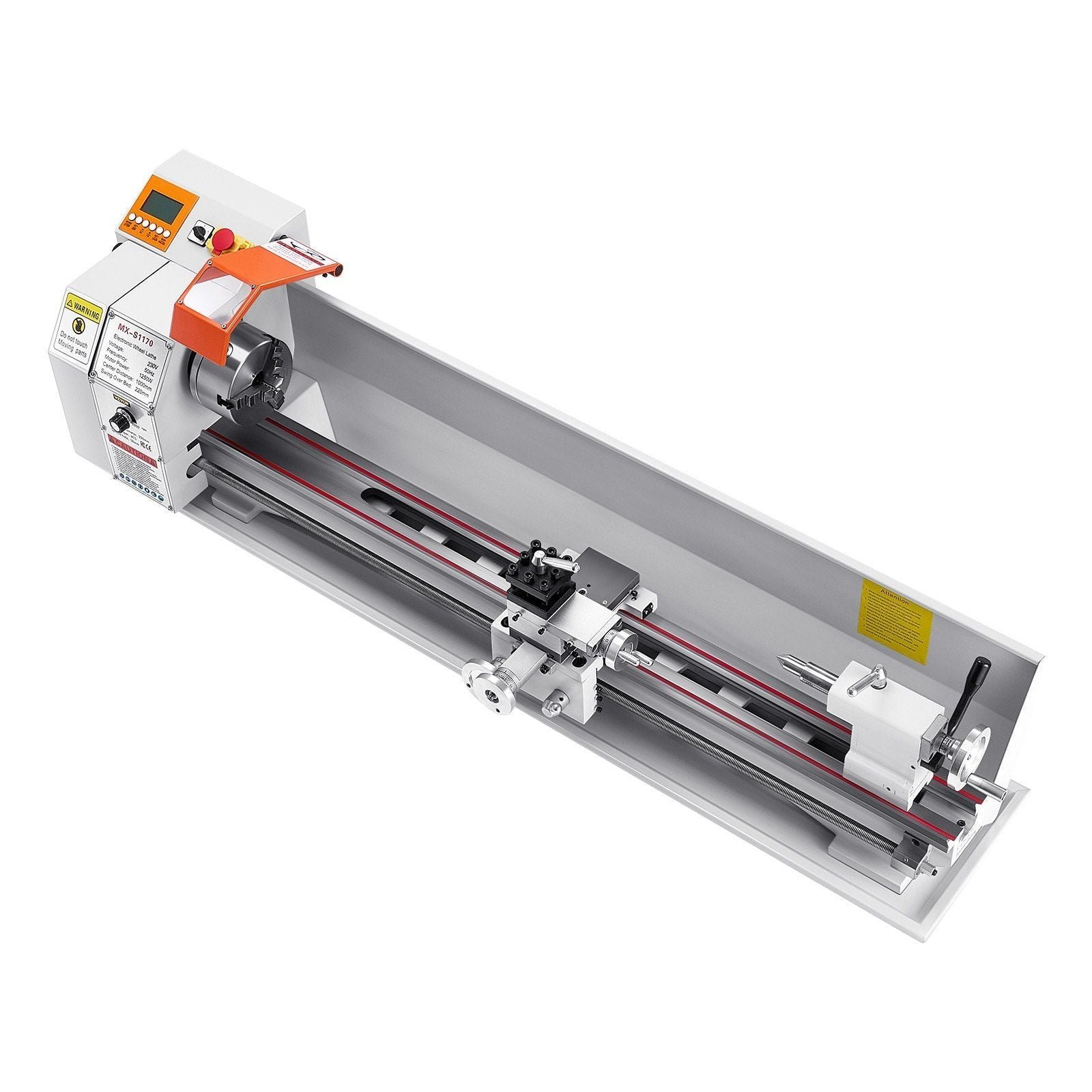 Metal Lathe Machine 8.7 x 39 in Precision Bench Power Metal Lathe Automatic Feed - Image 2