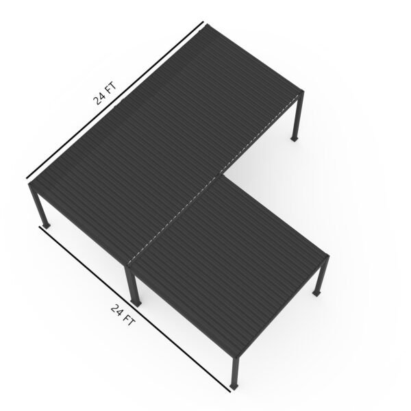 MIRADOR INFINITE 24'x24' (L) SHAPE PERGOLA - Image 4