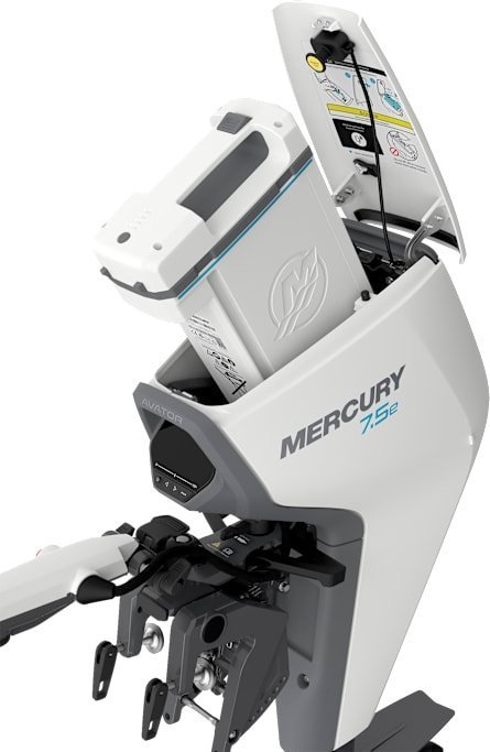 Mercury Avator 7.5E 20″ Shaft Electric Outboard Motor - Image 6