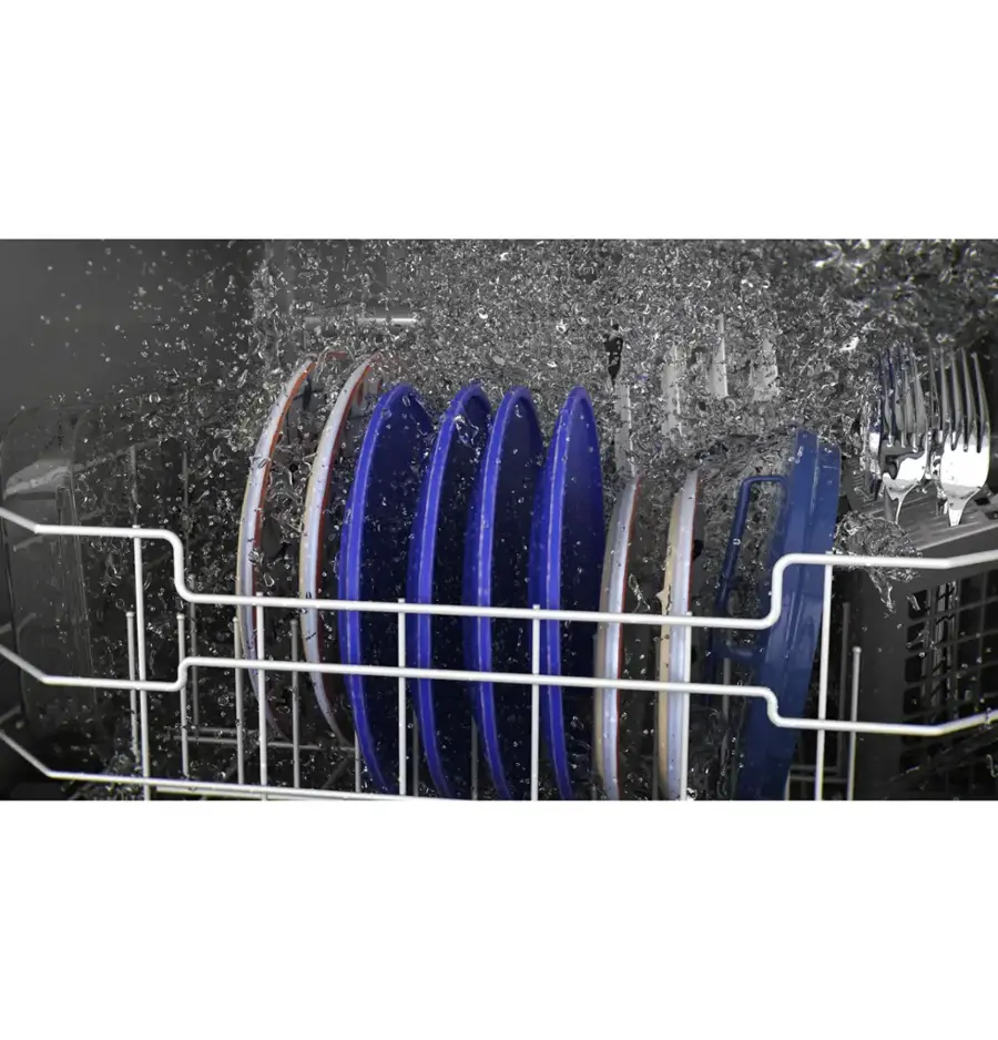 GE – 24″ Top Control Built-In Hybrid Tub Dishwasher with Dry Boost – Stainless Steel - Image 5