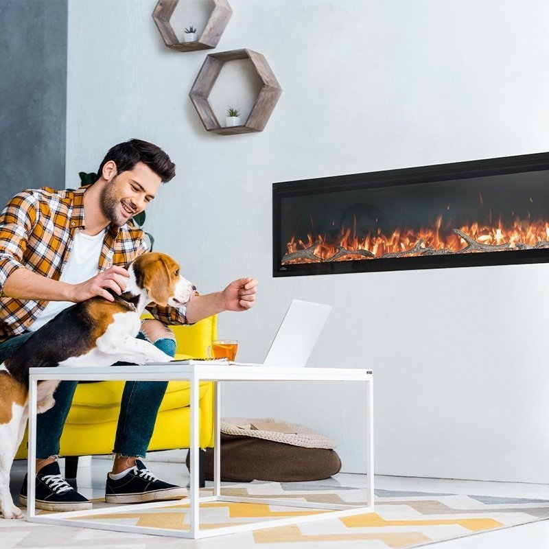 Napoleon Entice 60 Wall Hanging Electric Fireplace - Image 12