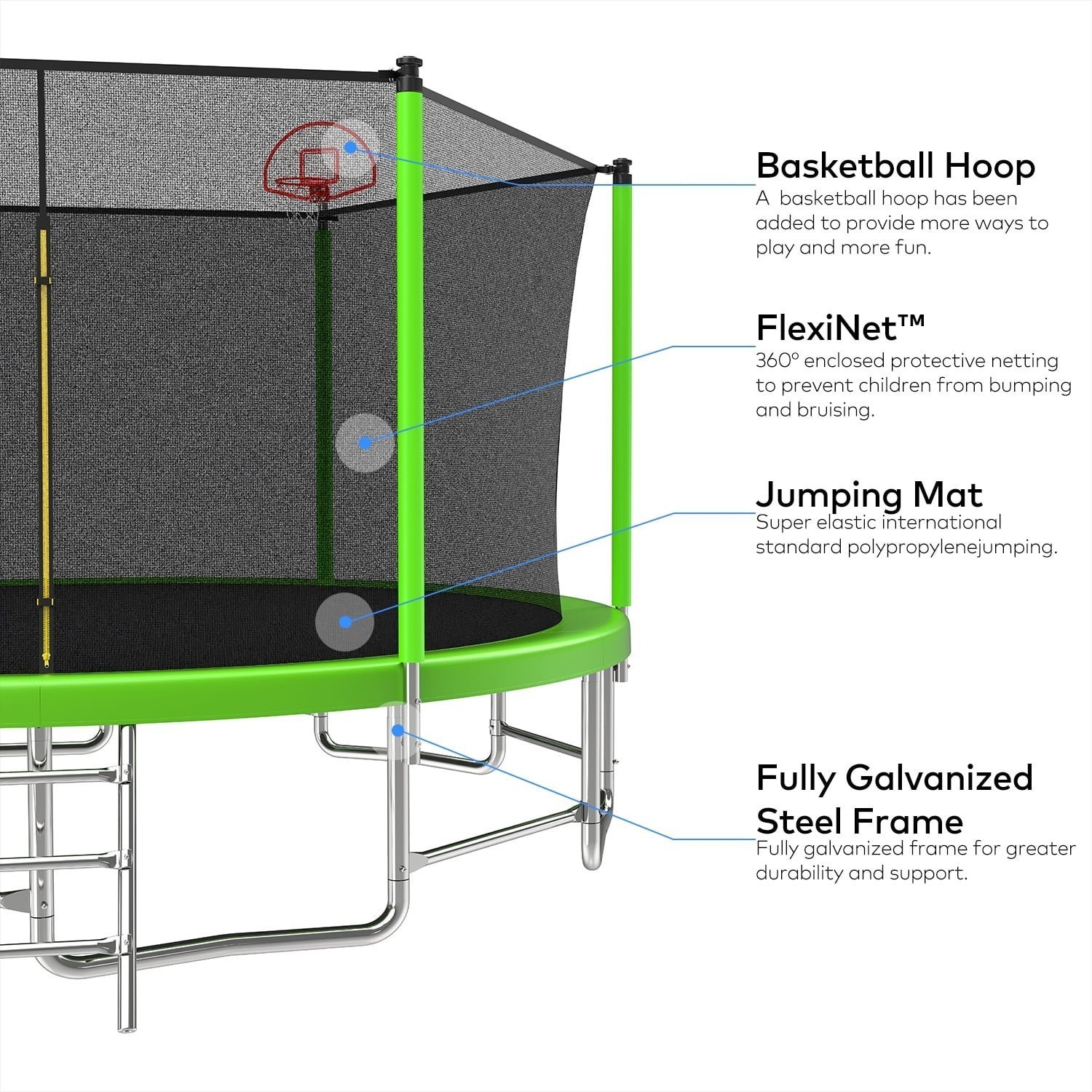JumpFlex HERO 15ft Trampoline - Image 3