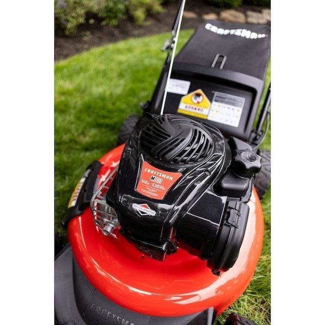 CRAFTSMAN M110 140-cc 21-in Push Gas Lawn Mower - Image 5