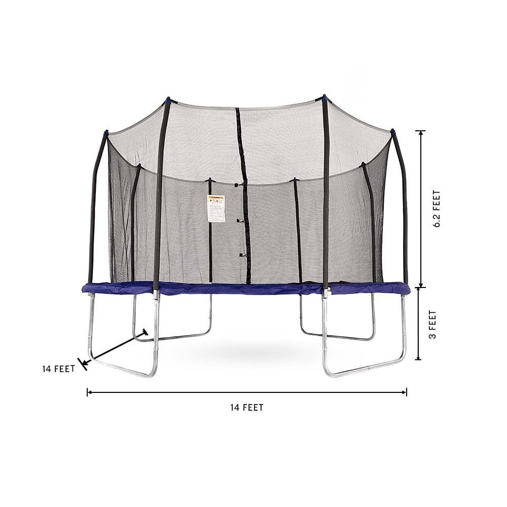 Skywalker Trampolines 14′ Square Trampoline with Enclosure - Image 2