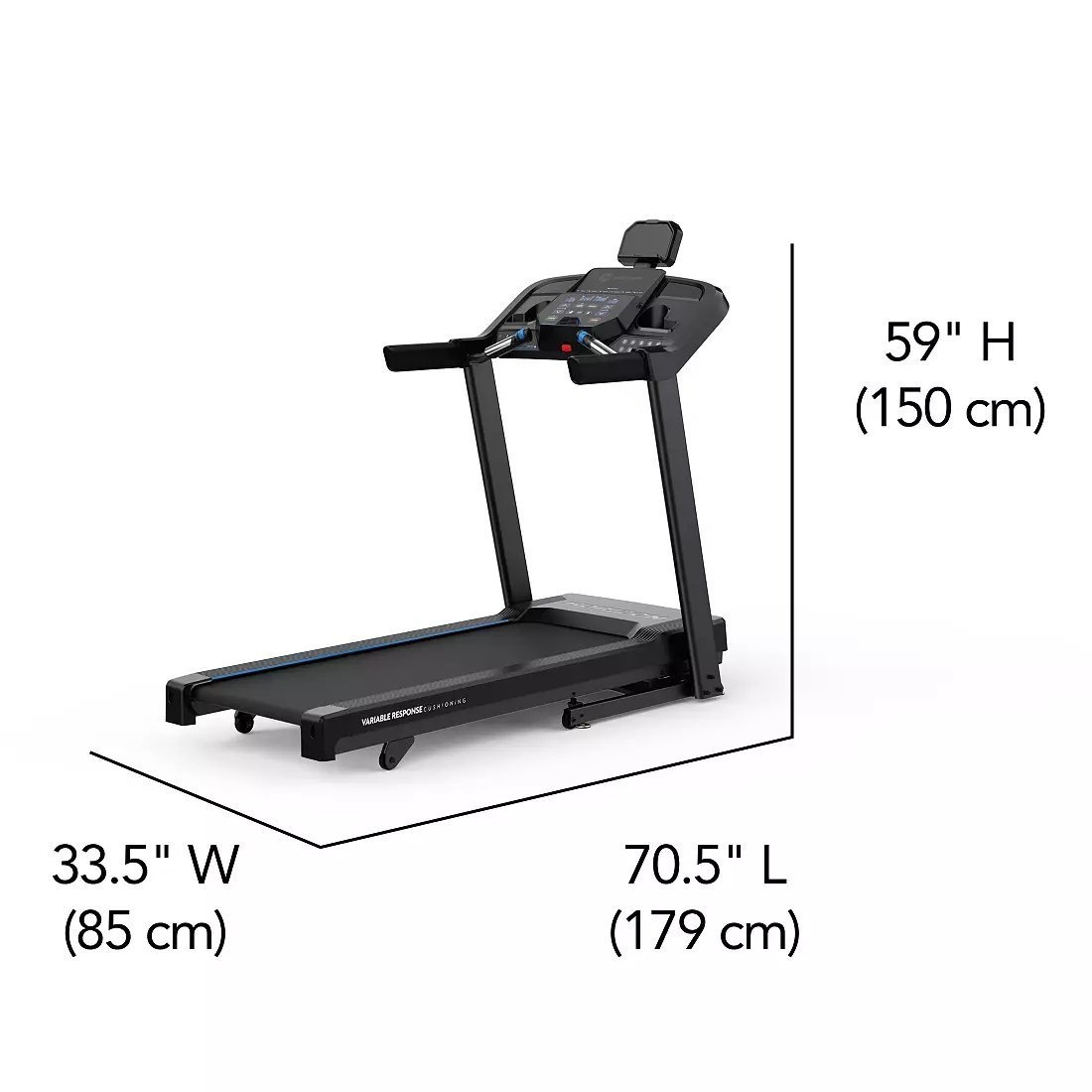 Horizon Fitness T101 Connect Treadmill - Image 7