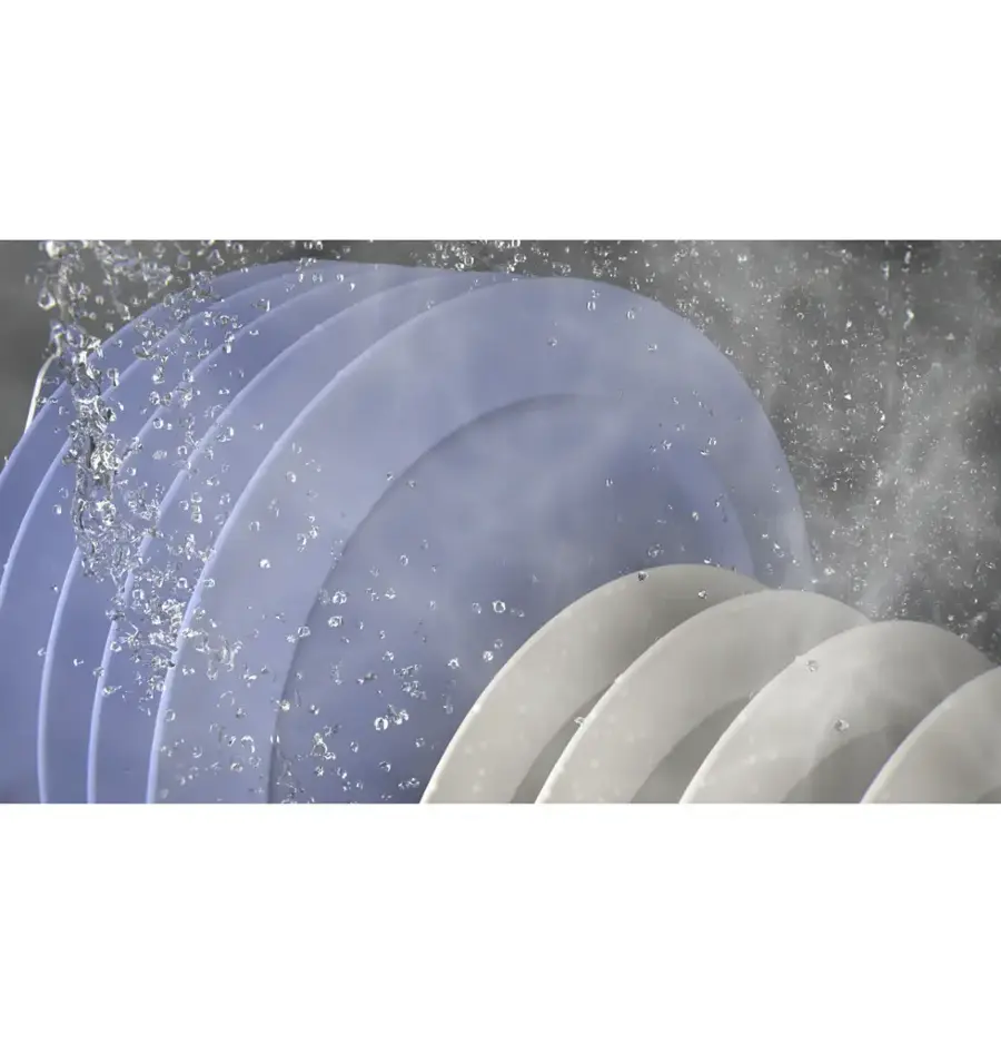 GE – 24″ Top Control Built-In Hybrid Tub Dishwasher with Dry Boost – Stainless Steel - Image 2