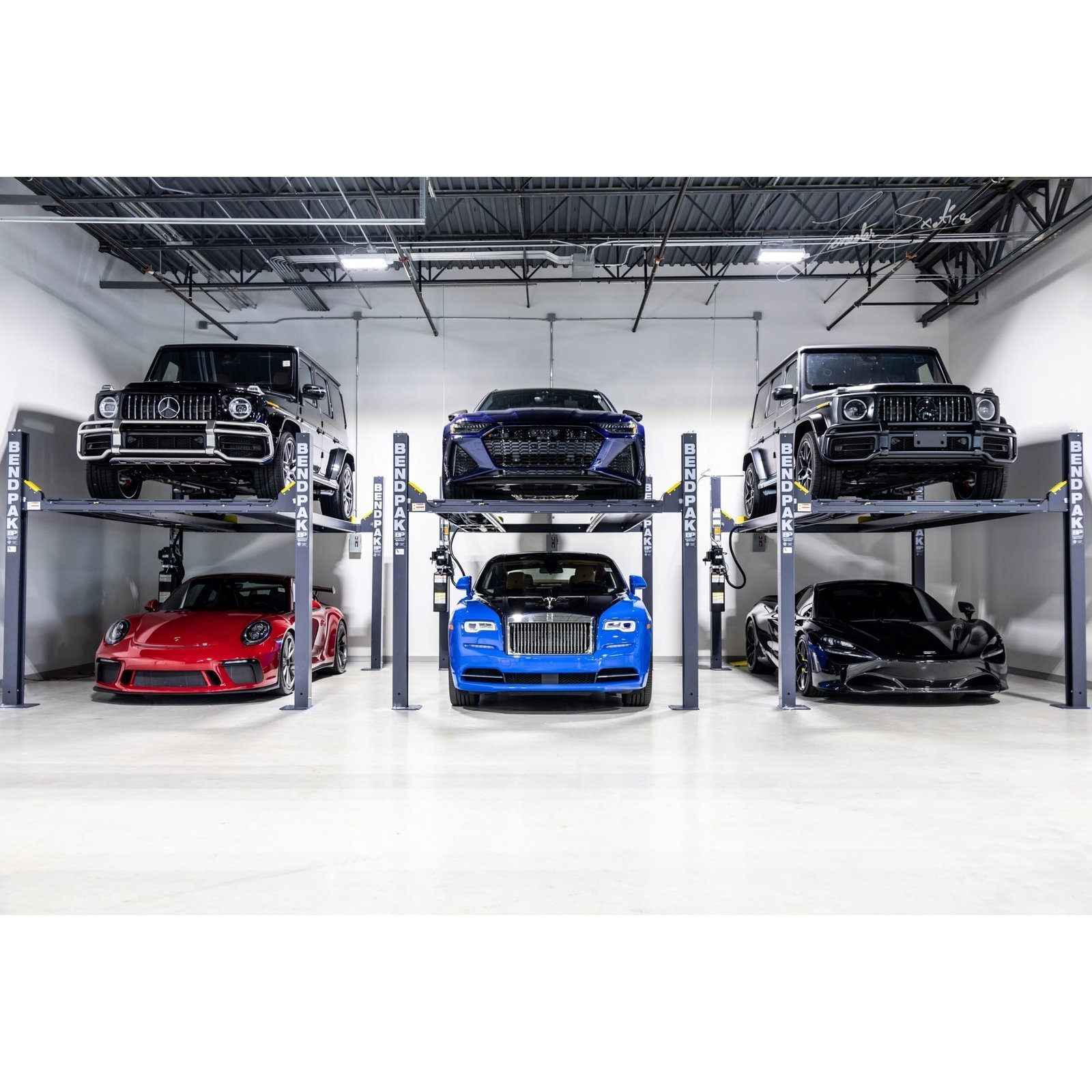 BendPak 4-Post Compact Car Lift, 7000-Lb. Capacity, - Image 8