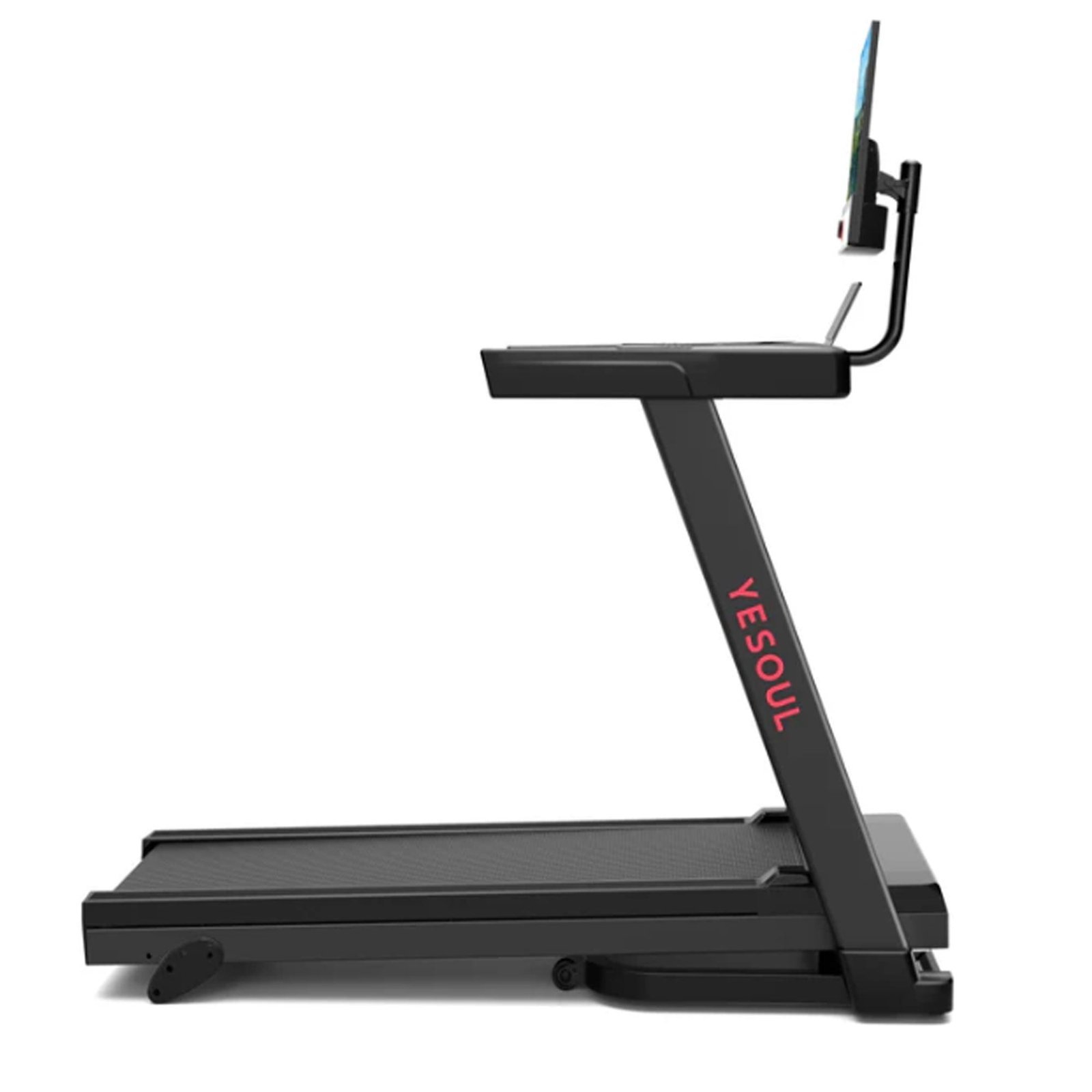 Yesoul T1M Plus Smart Folding Treadmill with 21.5 inch Touchscreen, Brushless Quiet Motor, 3-Level Incline, 9 Mph, App Sync & Space-Saving Design for - Image 3