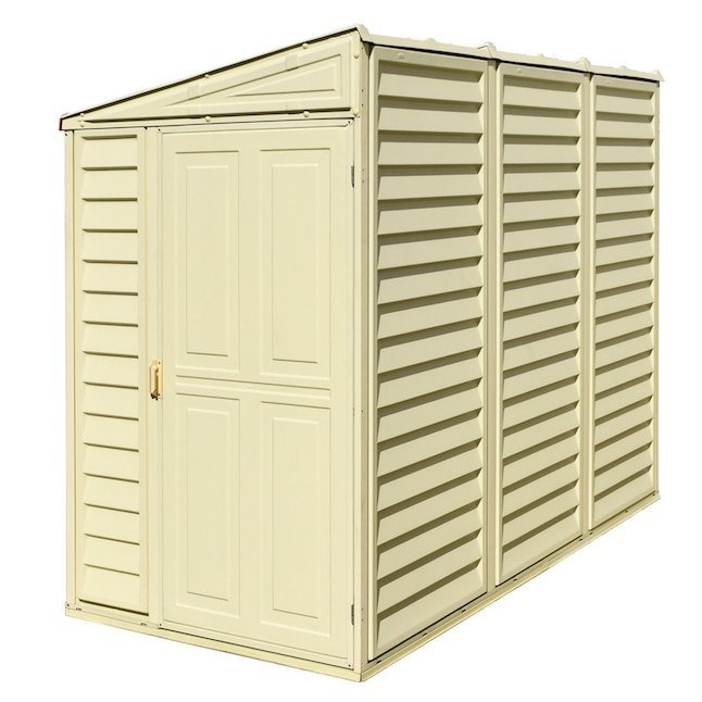 DuraMax Building Products 4-ft x 8-ft Sidemate Off-white Lean-to Vinyl Storage Shed - Image 9