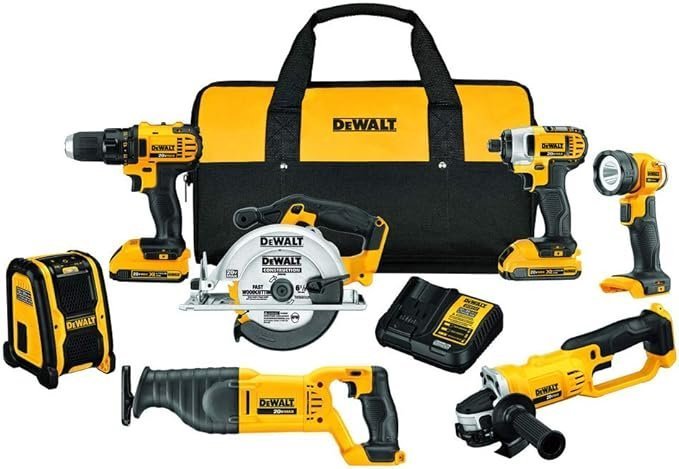 DEWALT 20V MAX Combo Kit, Compact 7-Tool (DCK720D2) - Image 9