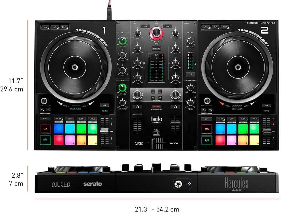 Hercules DJControl Inpulse 500 DJ Controller - Image 4