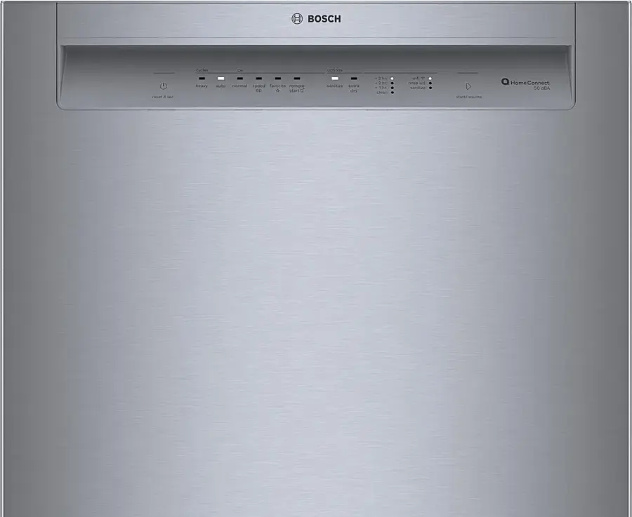 Bosch – 100 Series 24″ Front Control Smart Built-In Hybrid Tub Dishwasher with PureDry, 50 dBA – Stainless Steel - Image 6