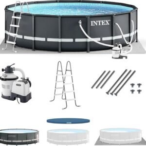 Intex Ultra XTR 14 ft. Round 42 in. Deep Soft Sided Above Ground Swimming Pool