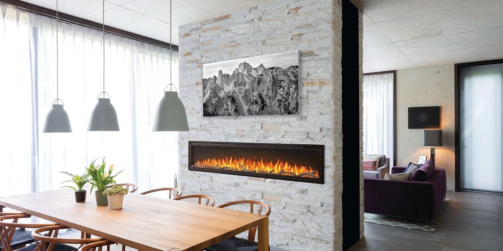 Napoleon Entice 60 Wall Hanging Electric Fireplace - Image 2