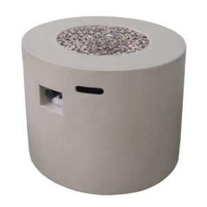 Latitude Run Caelan Outdoor Propane Gas Fire Pit Table